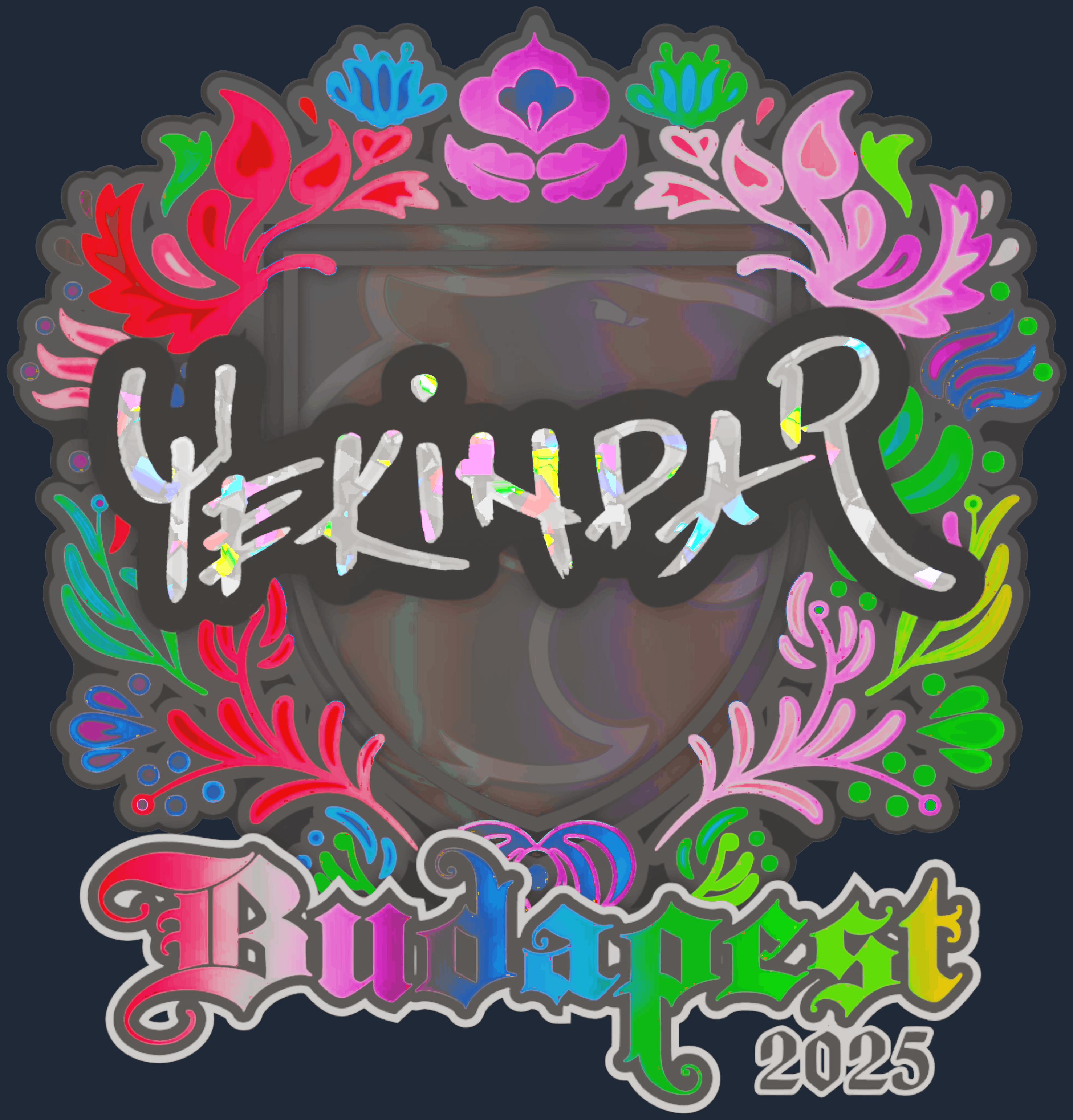 Sticker | YEKINDAR (Holo) | Budapest 2025 Image