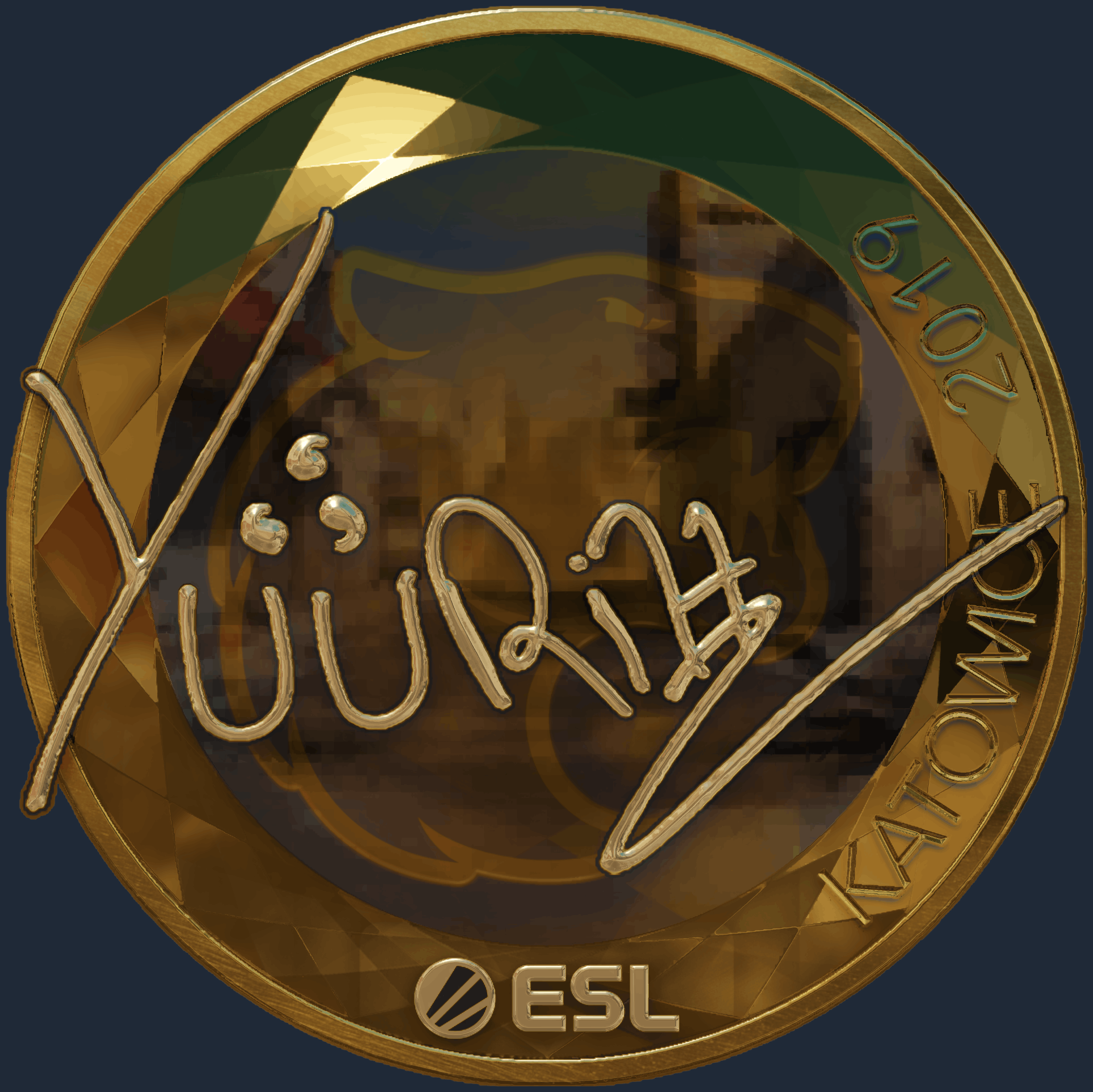 Sticker | yuurih (Gold) | Katowice 2019 Image