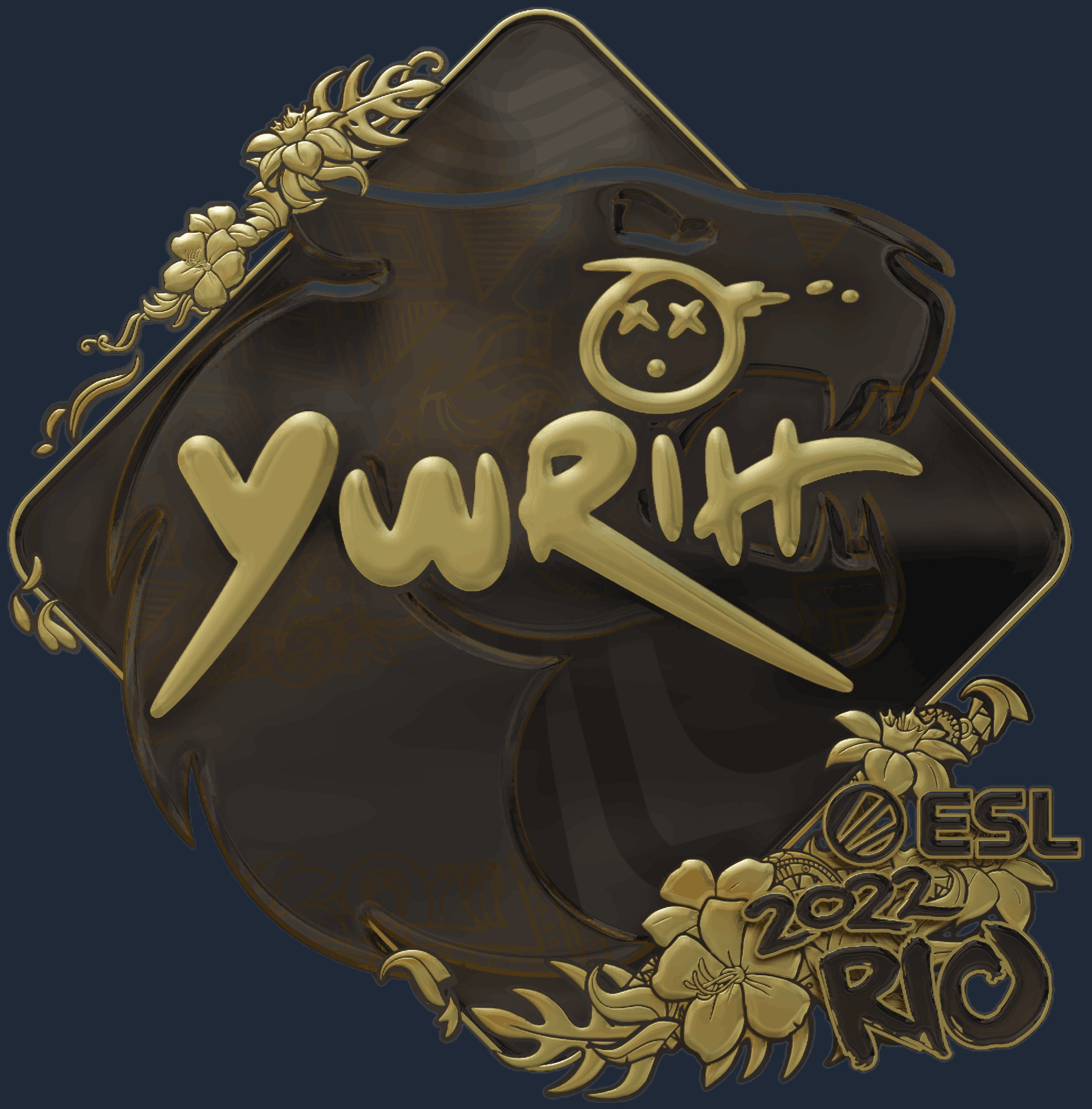 Sticker | yuurih (Gold) | Rio 2022 Image