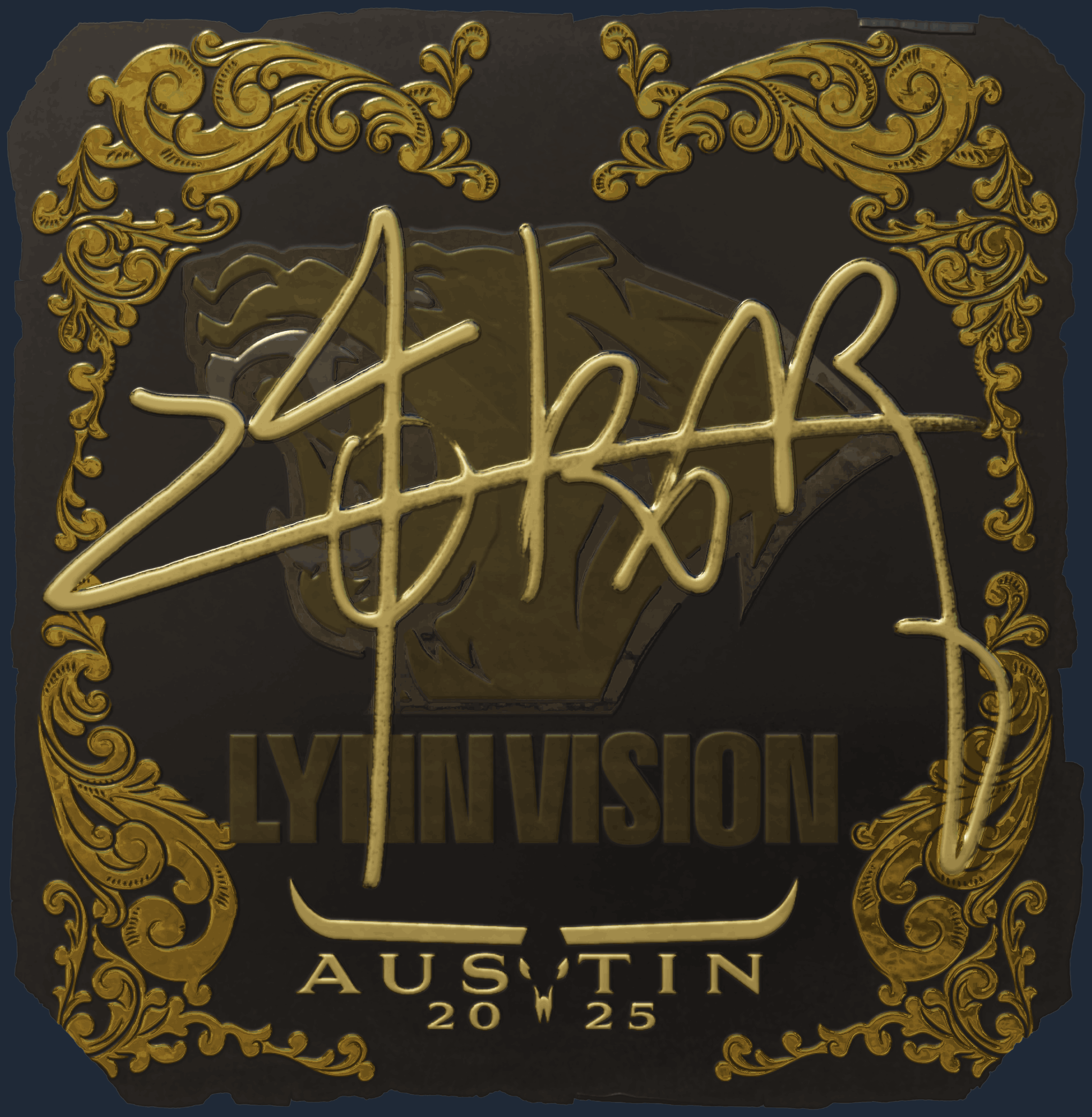 Sticker | z4KR (Gold) | Austin 2025 Image