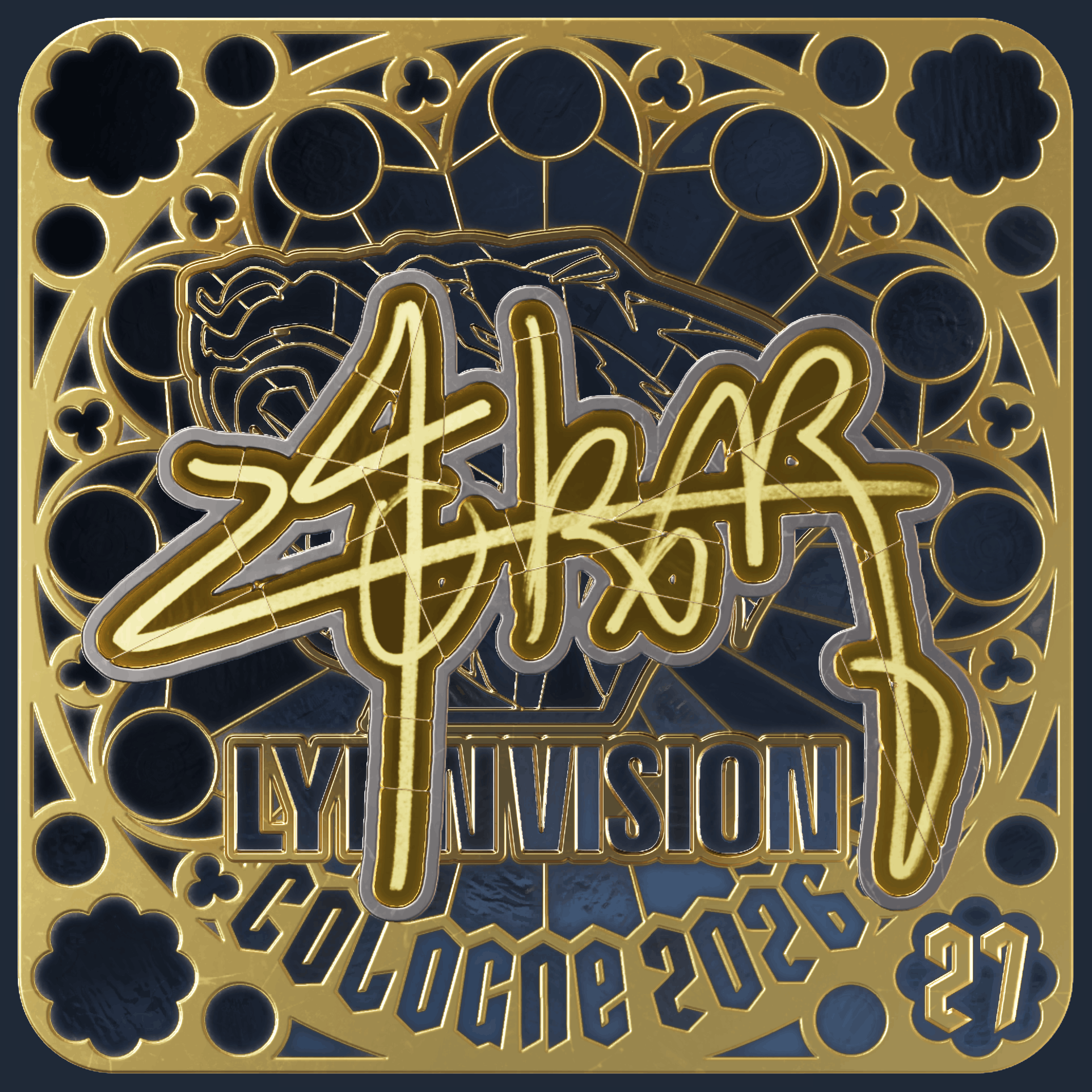 Sticker | z4KR (Gold, Ranked) | Cologne 2026 Image