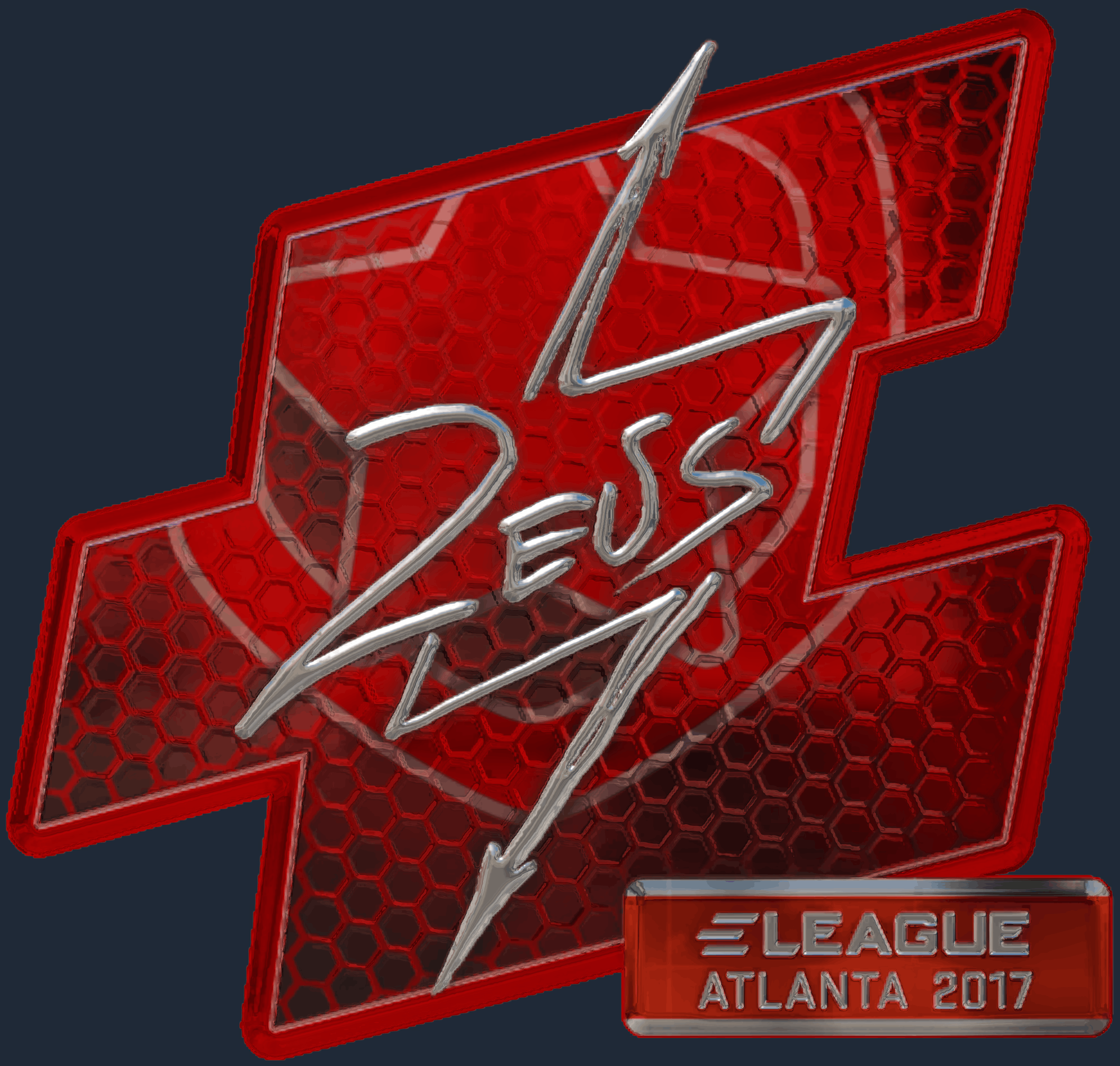 Sticker | Zeus (Foil) | Atlanta 2017 Image