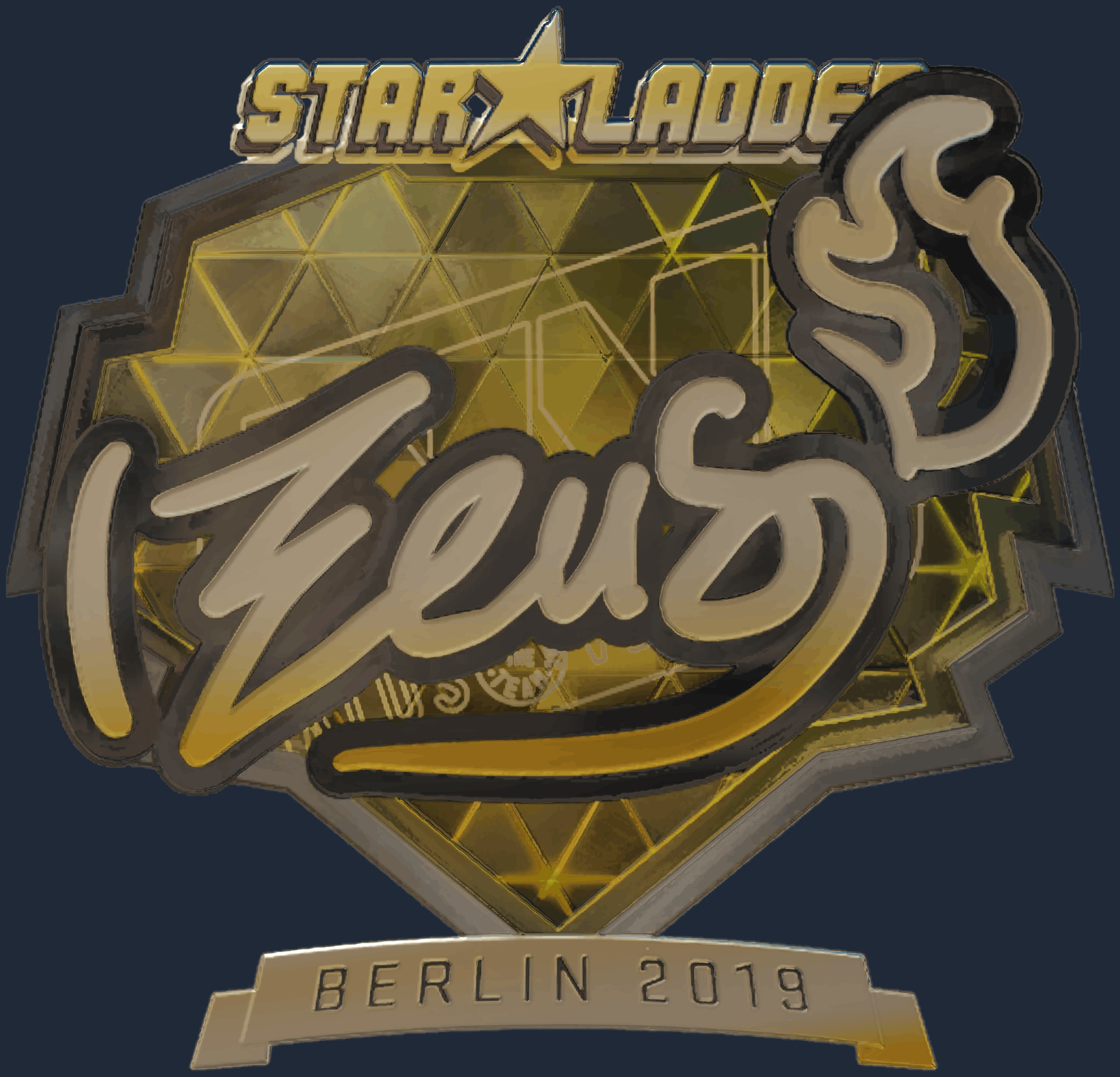 Sticker | Zeus (Gold) | Berlin 2019 Image