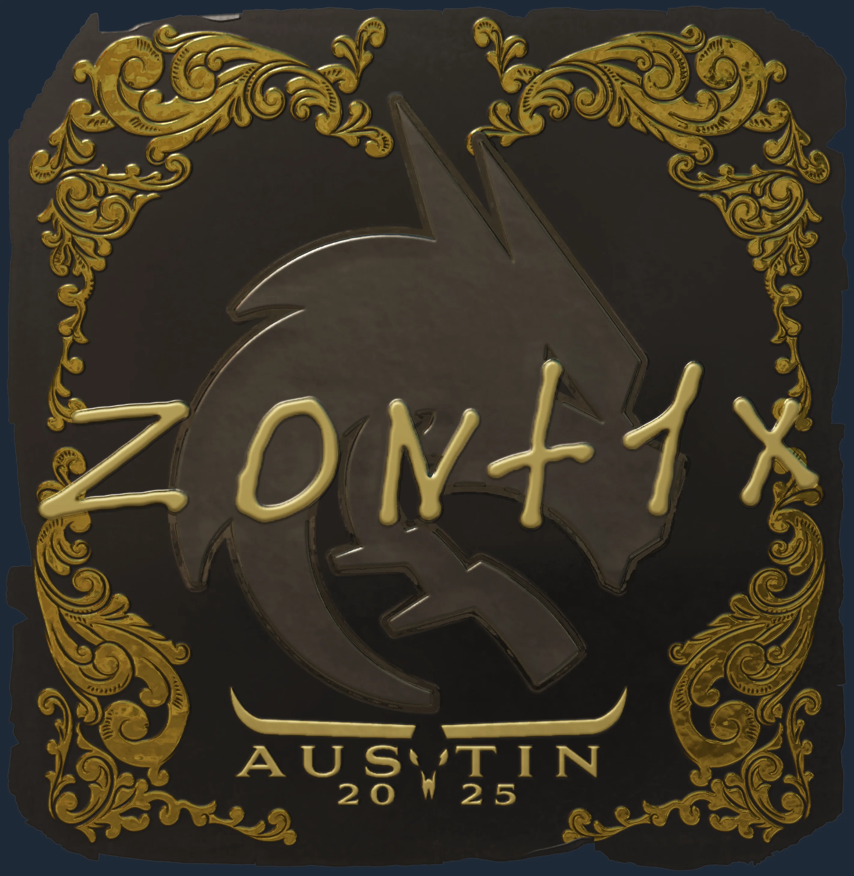 Sticker | zont1x (Gold) | Austin 2025 Image