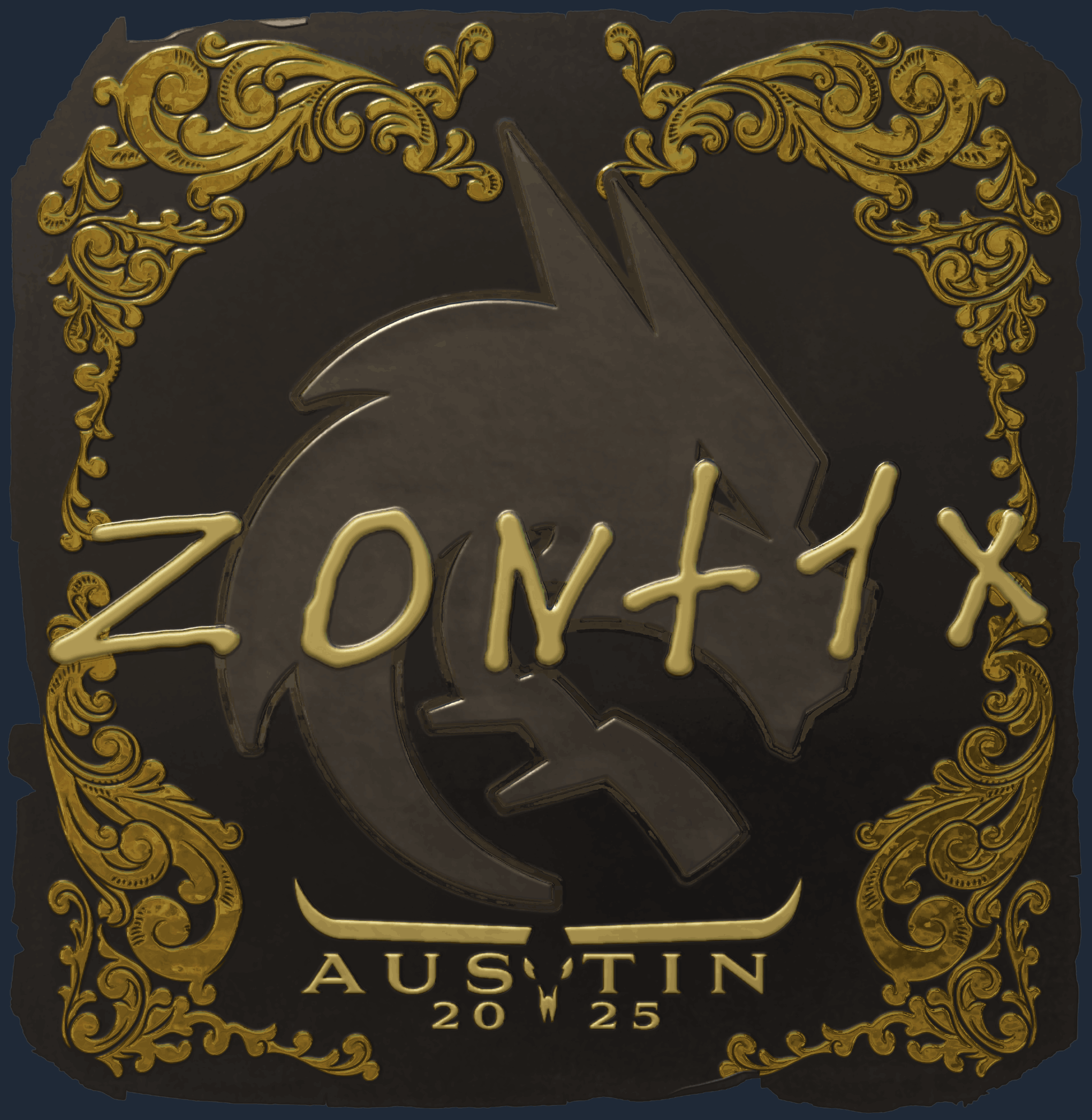 Sticker | zont1x (Gold) | Austin 2025 Image