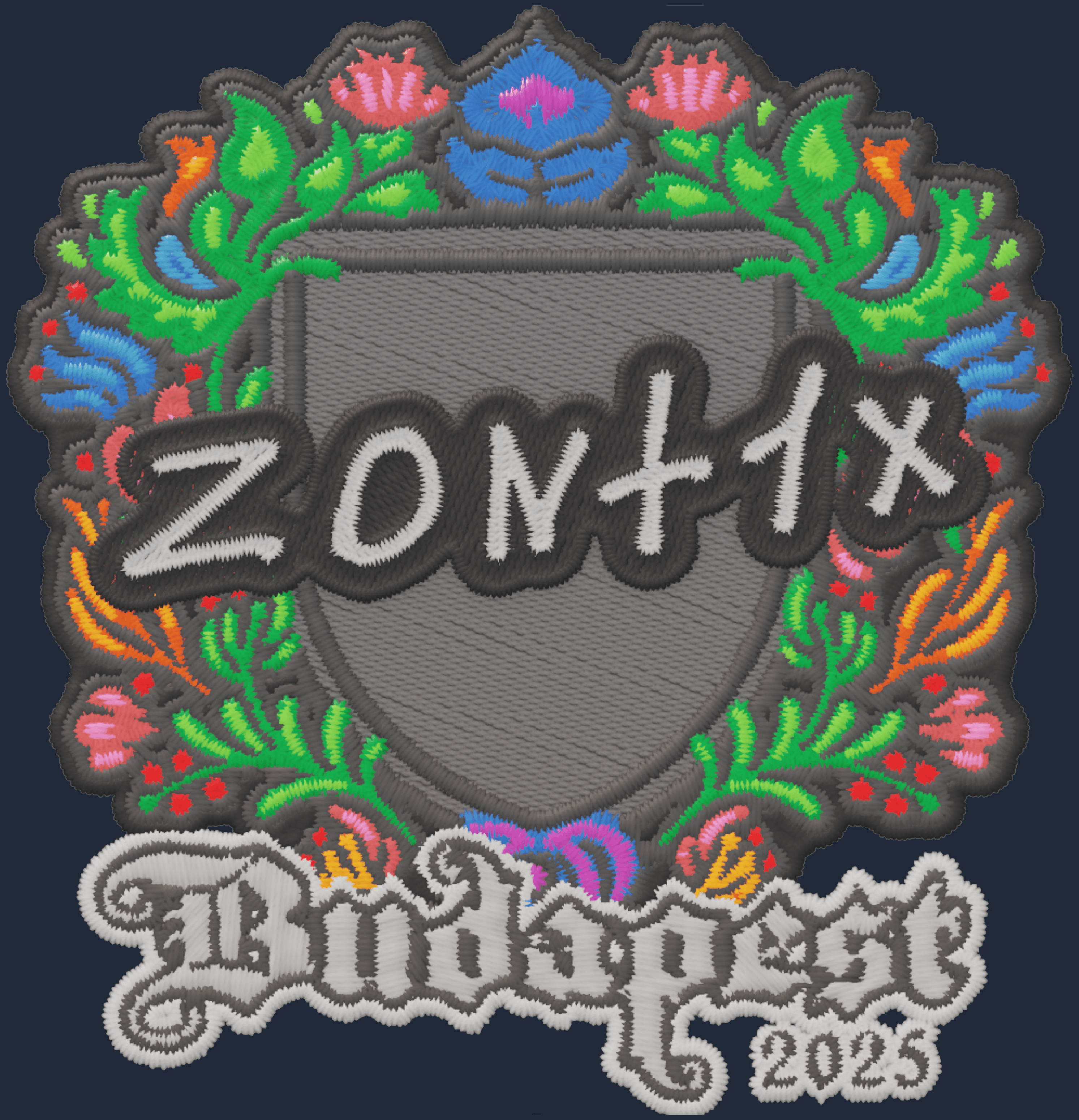 Sticker | zont1x (Embroidered) | Budapest 2025 Image