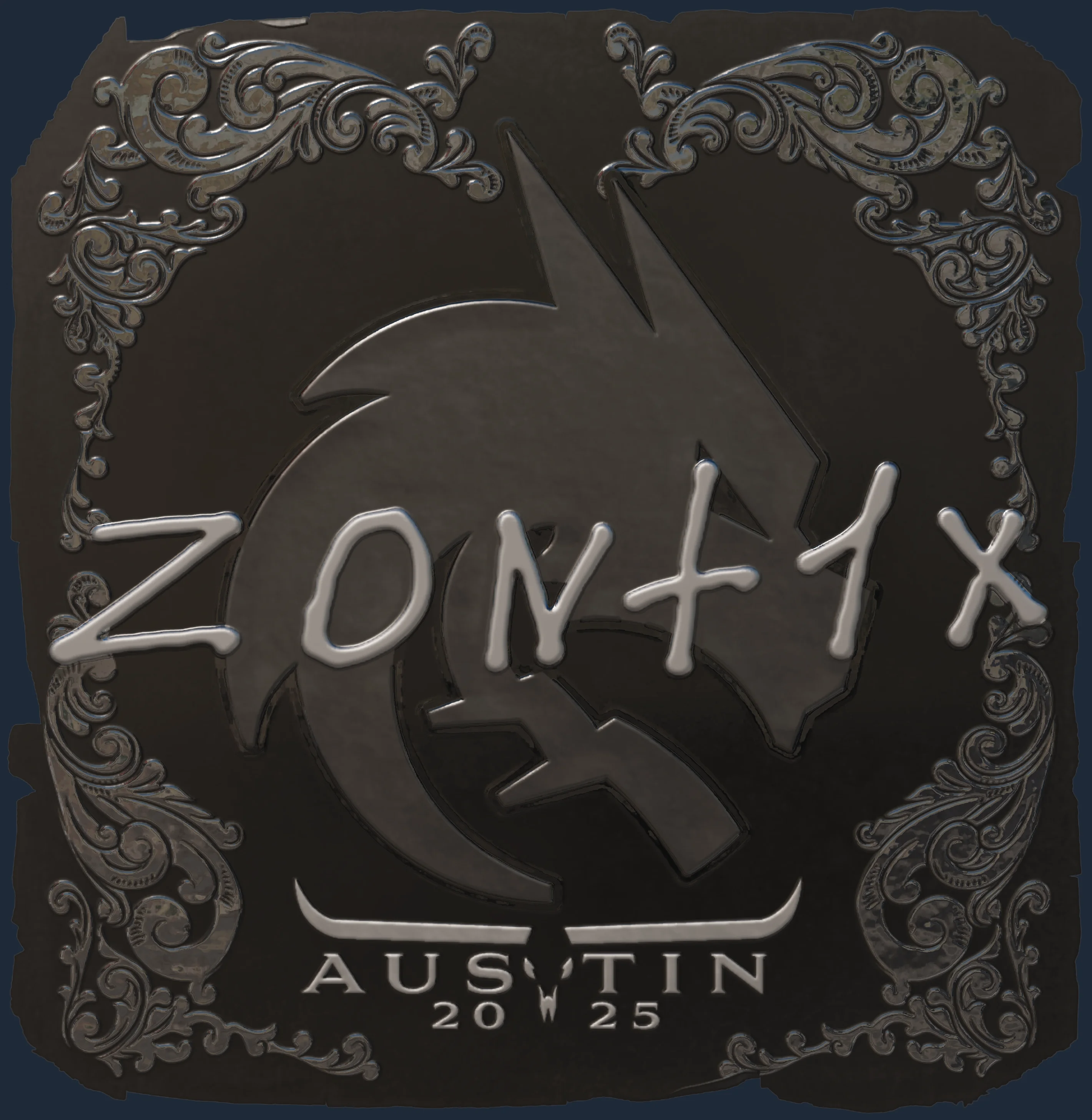 Sticker | zont1x (Foil) | Austin 2025 Image