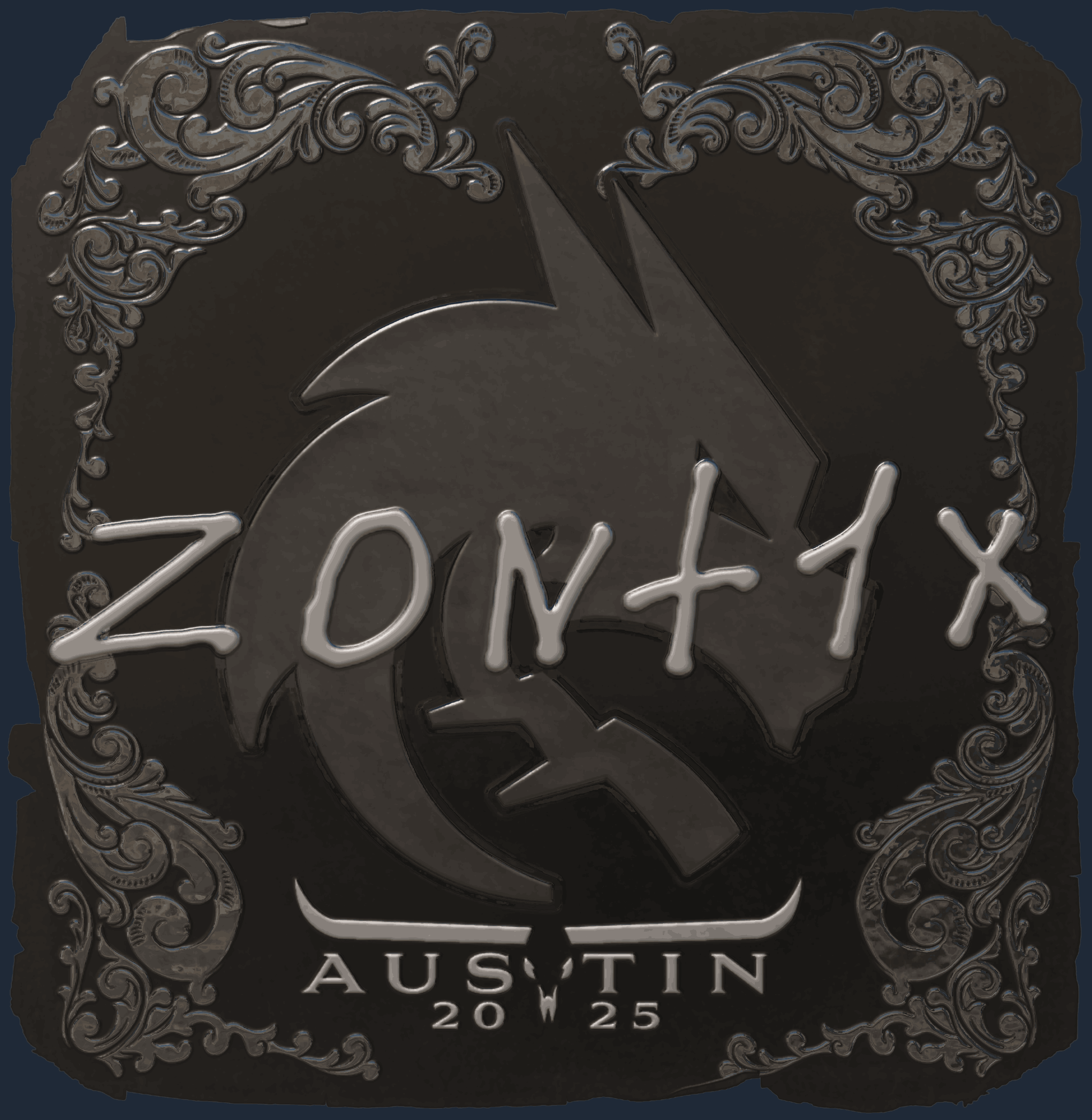 Sticker | zont1x (Foil) | Austin 2025 Image