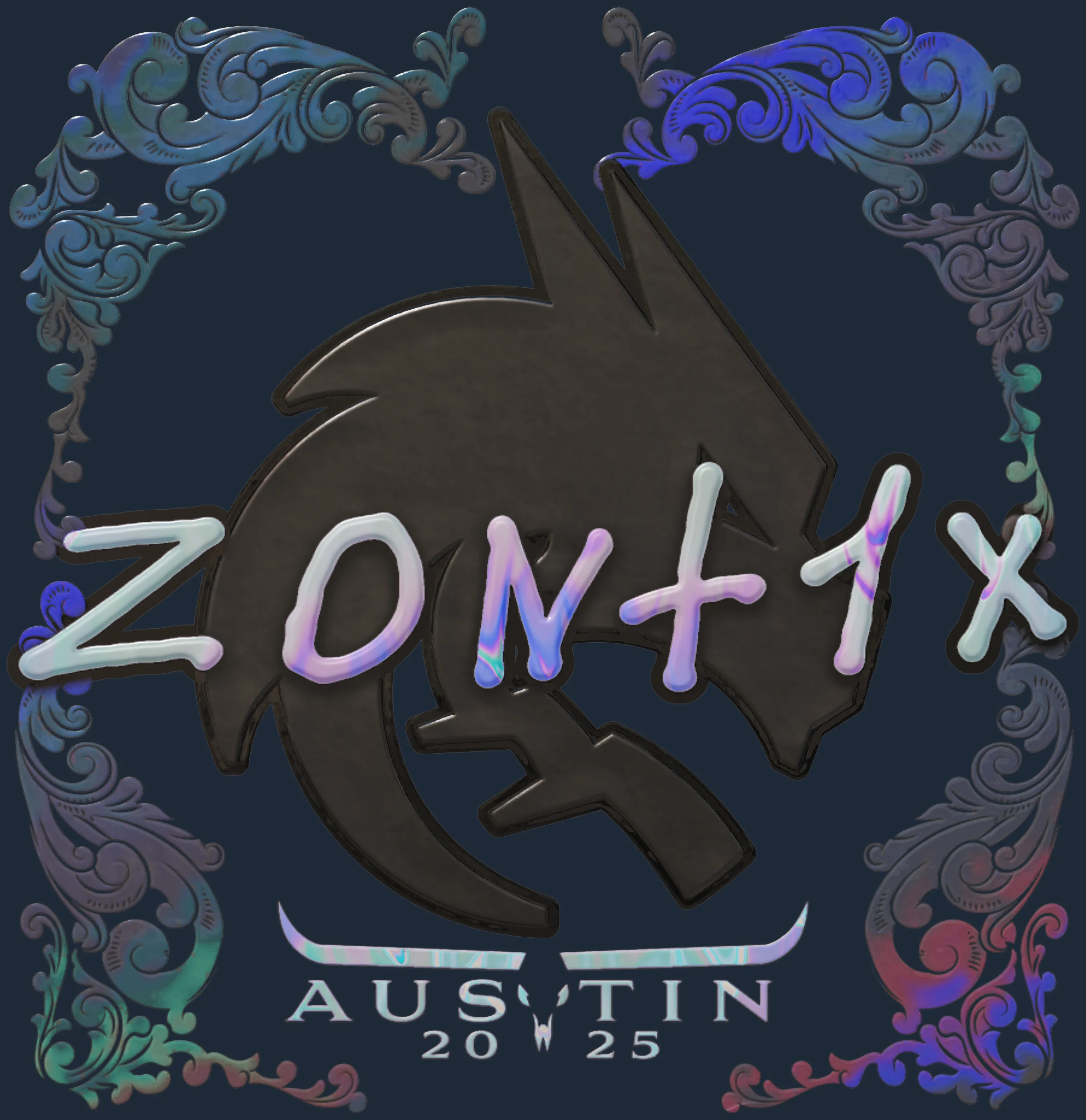 Sticker | zont1x (Holo) | Austin 2025 Image