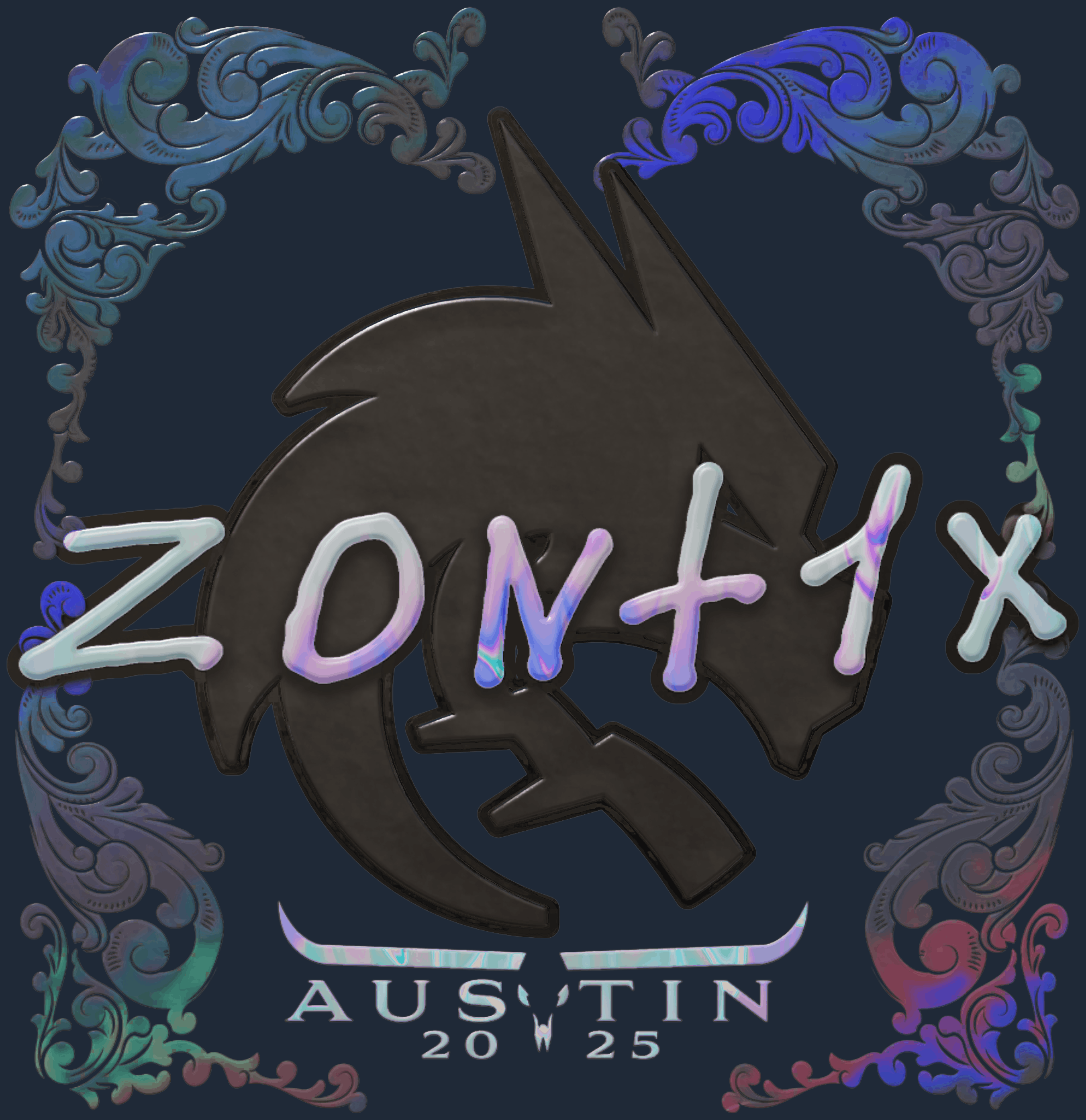 Sticker | zont1x (Holo) | Austin 2025 Image