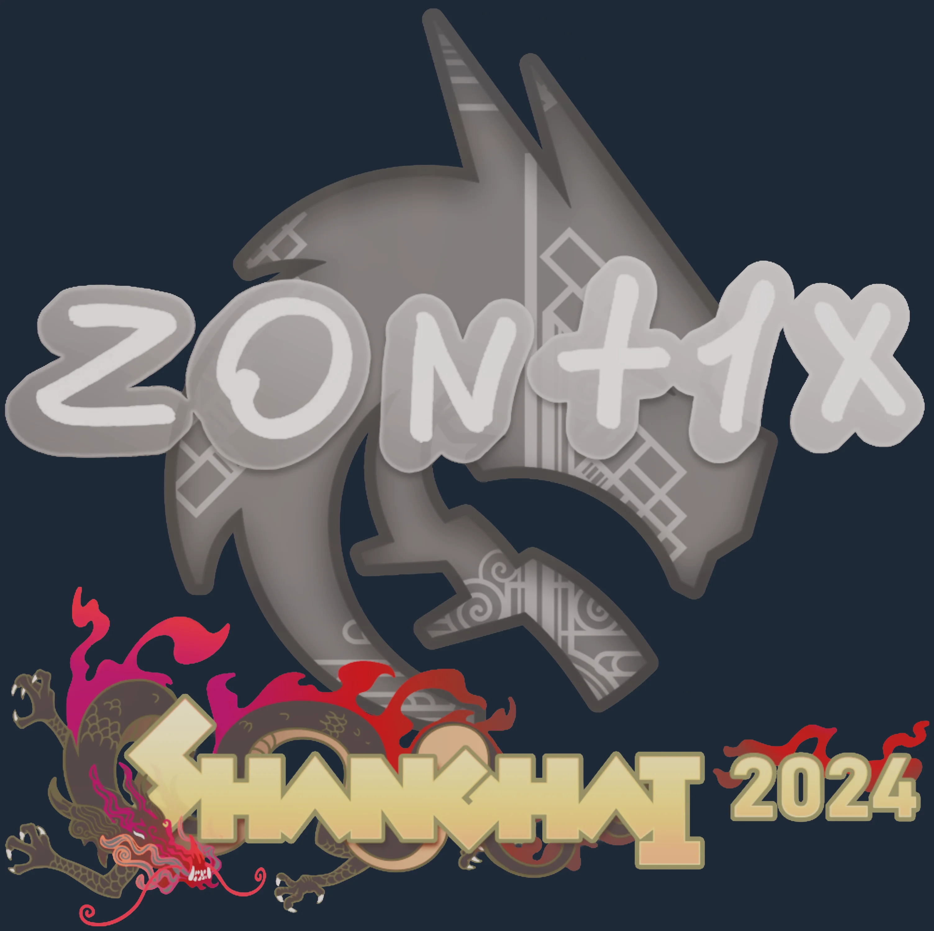 Sticker | zont1x | Shanghai 2024 Image