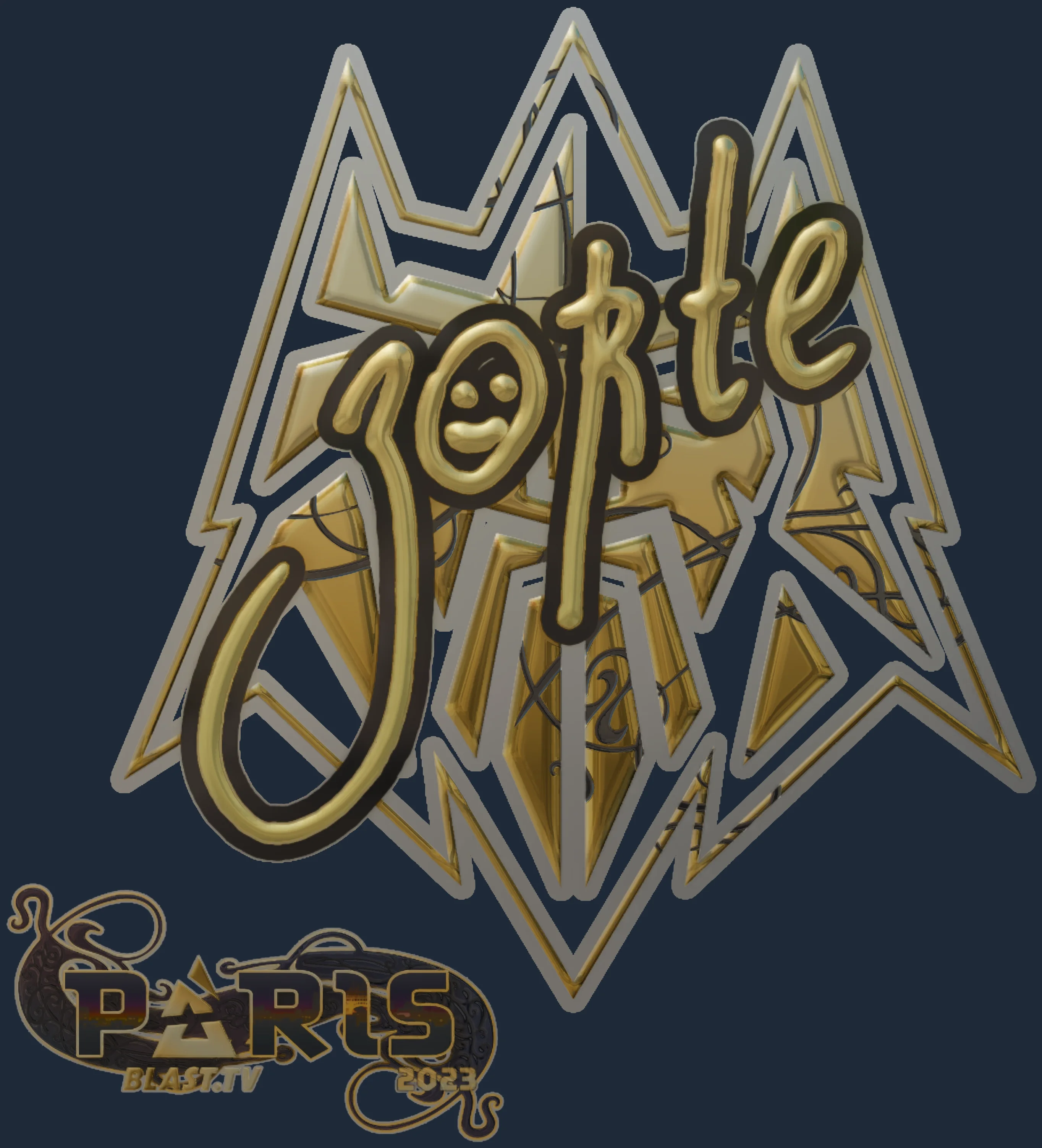 Sticker | zorte (Gold) | Paris 2023 Image
