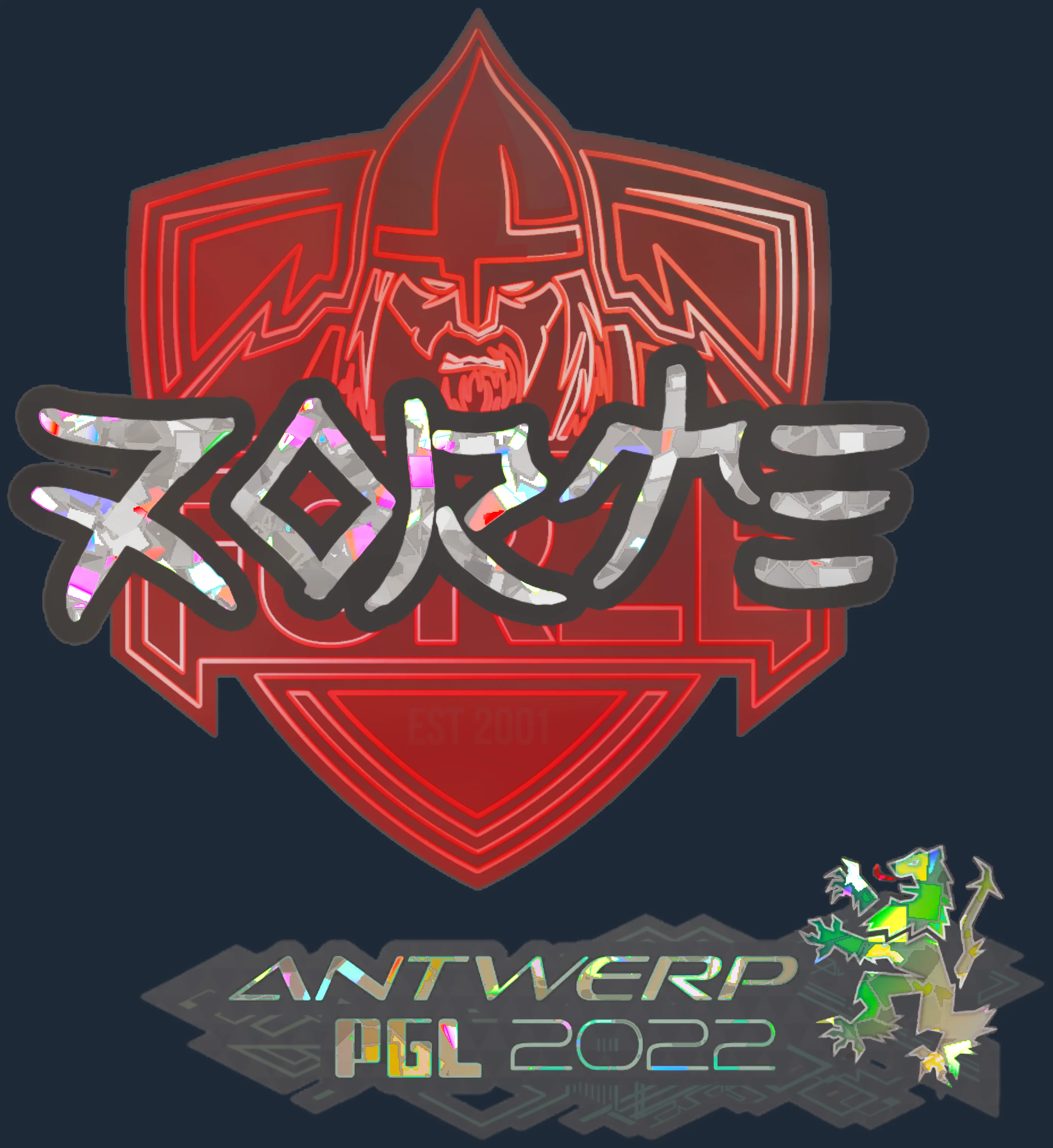 Sticker | zorte (Glitter) | Antwerp 2022 Image