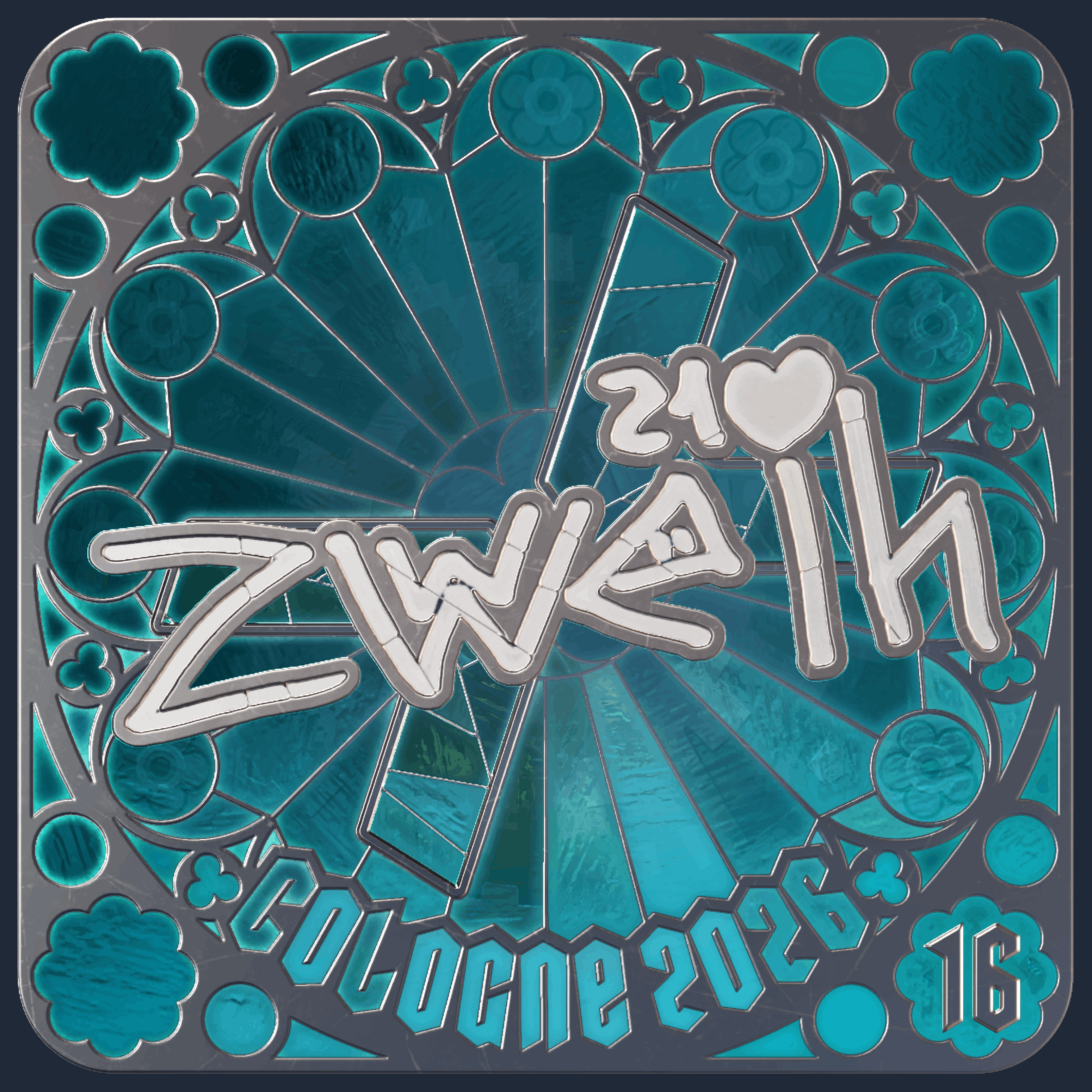 Sticker | zweih (Foil, Ranked) | Cologne 2026 Image