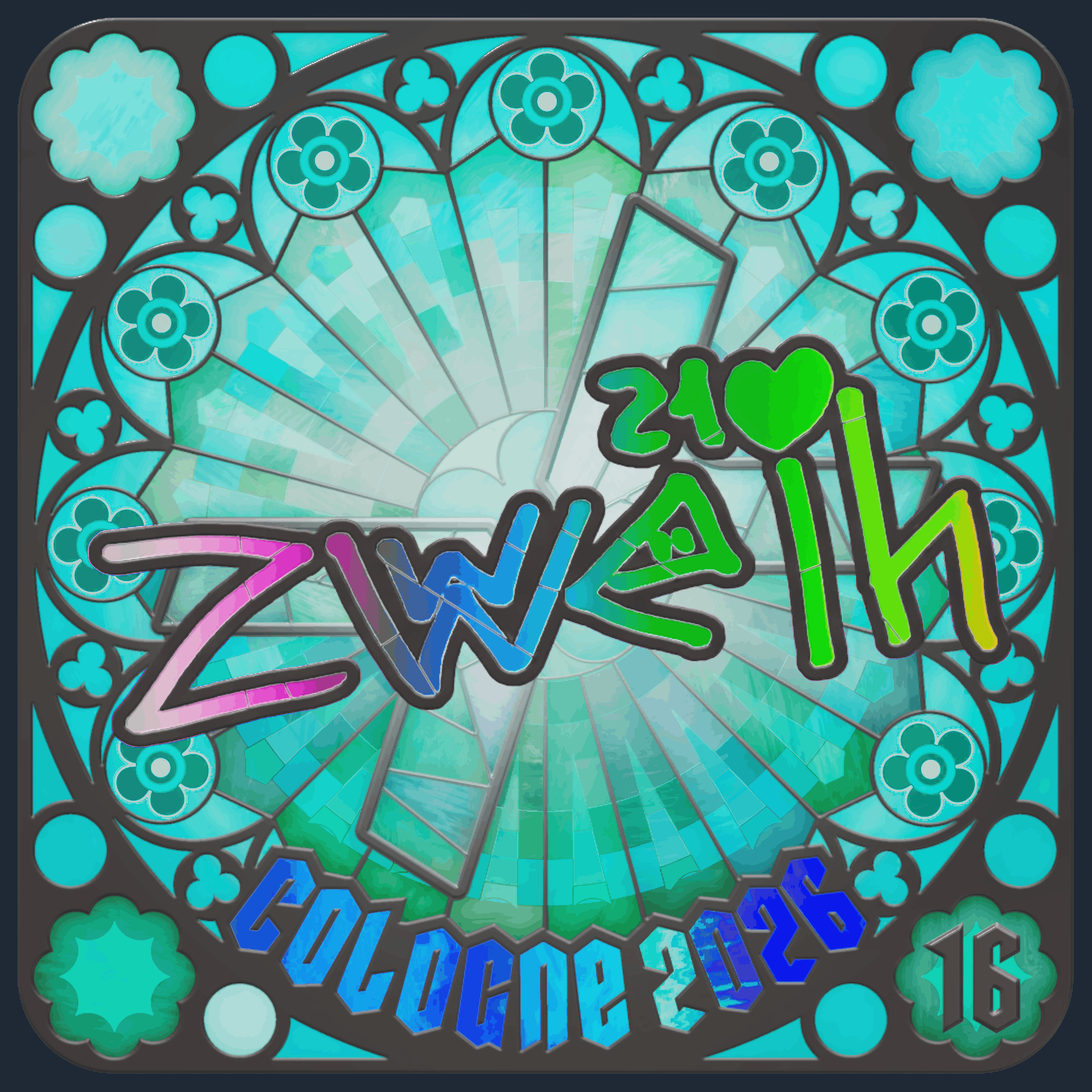 Sticker | zweih (Holo, Ranked) | Cologne 2026 Image