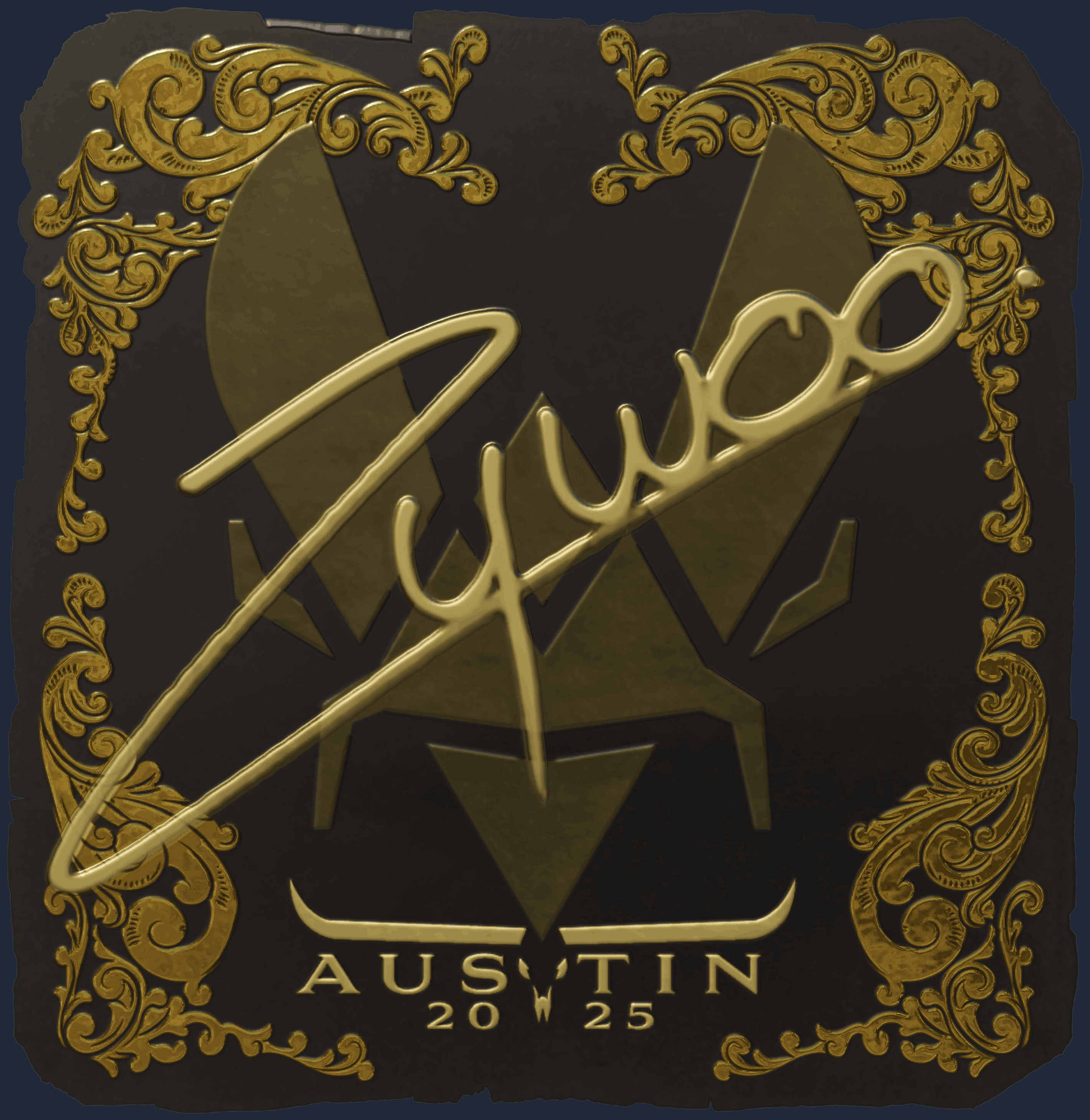 Sticker | ZywOo (Gold) | Austin 2025 Image