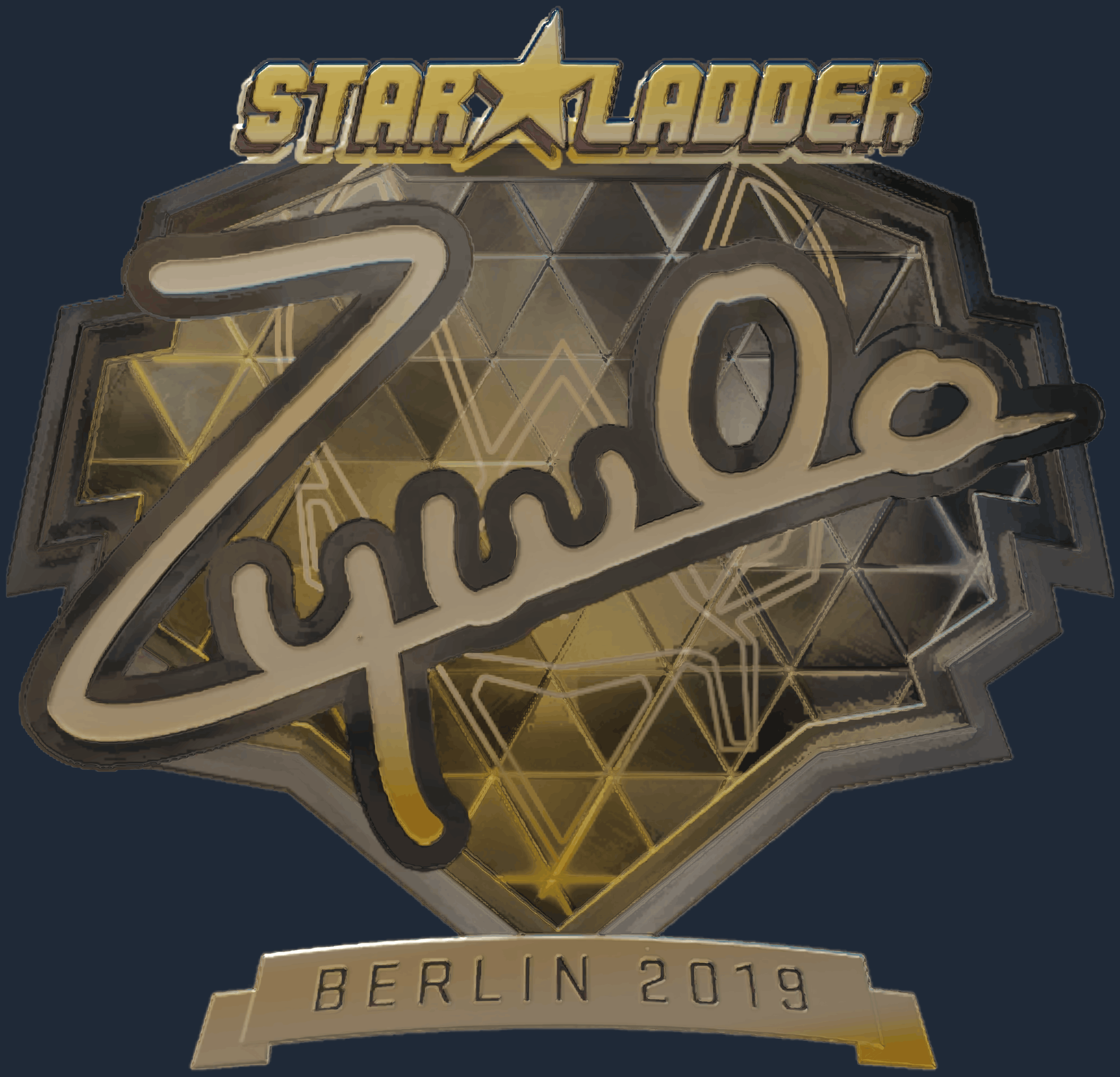 Sticker | ZywOo (Gold) | Berlin 2019 Image