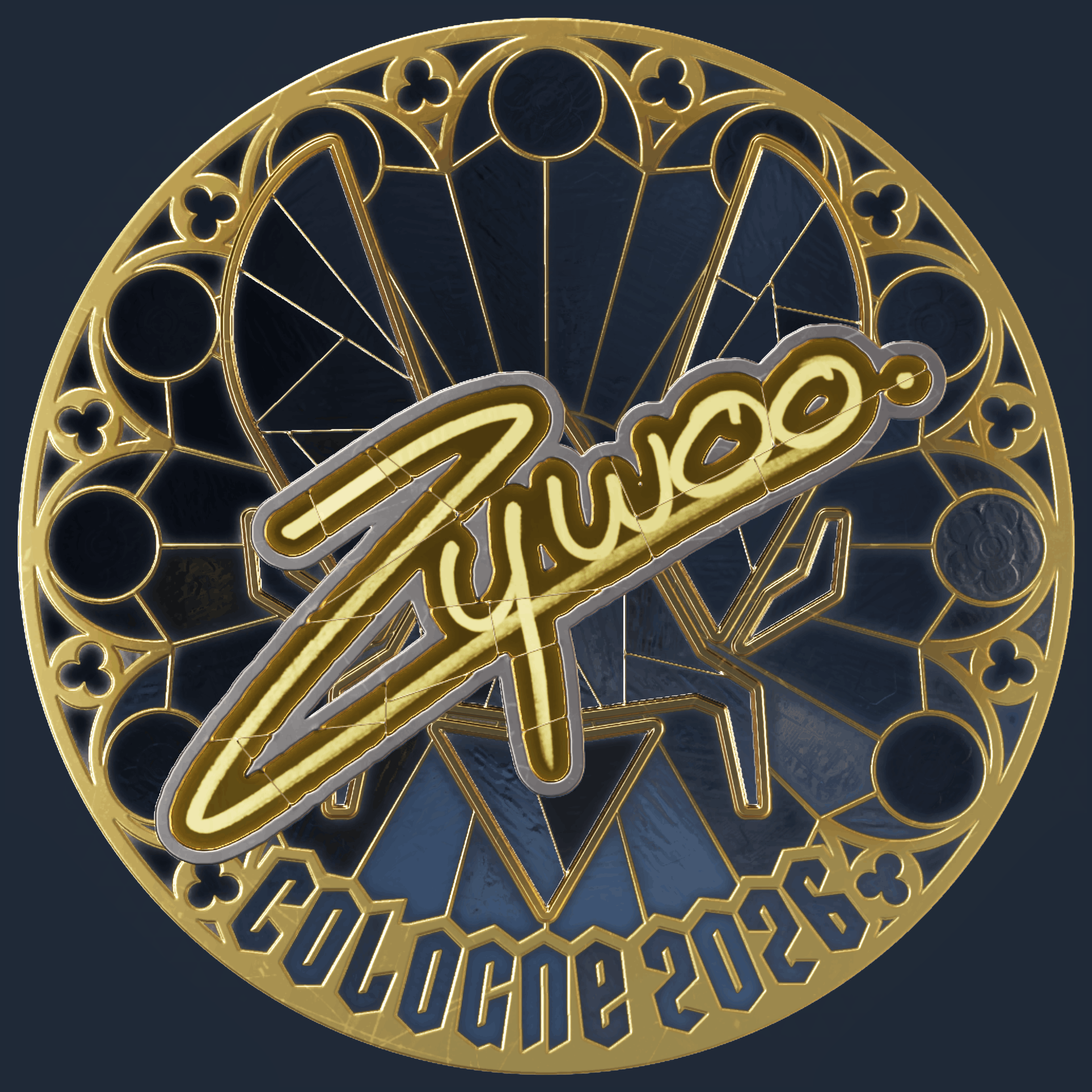 Sticker | ZywOo (Gold) | Cologne 2026 Image