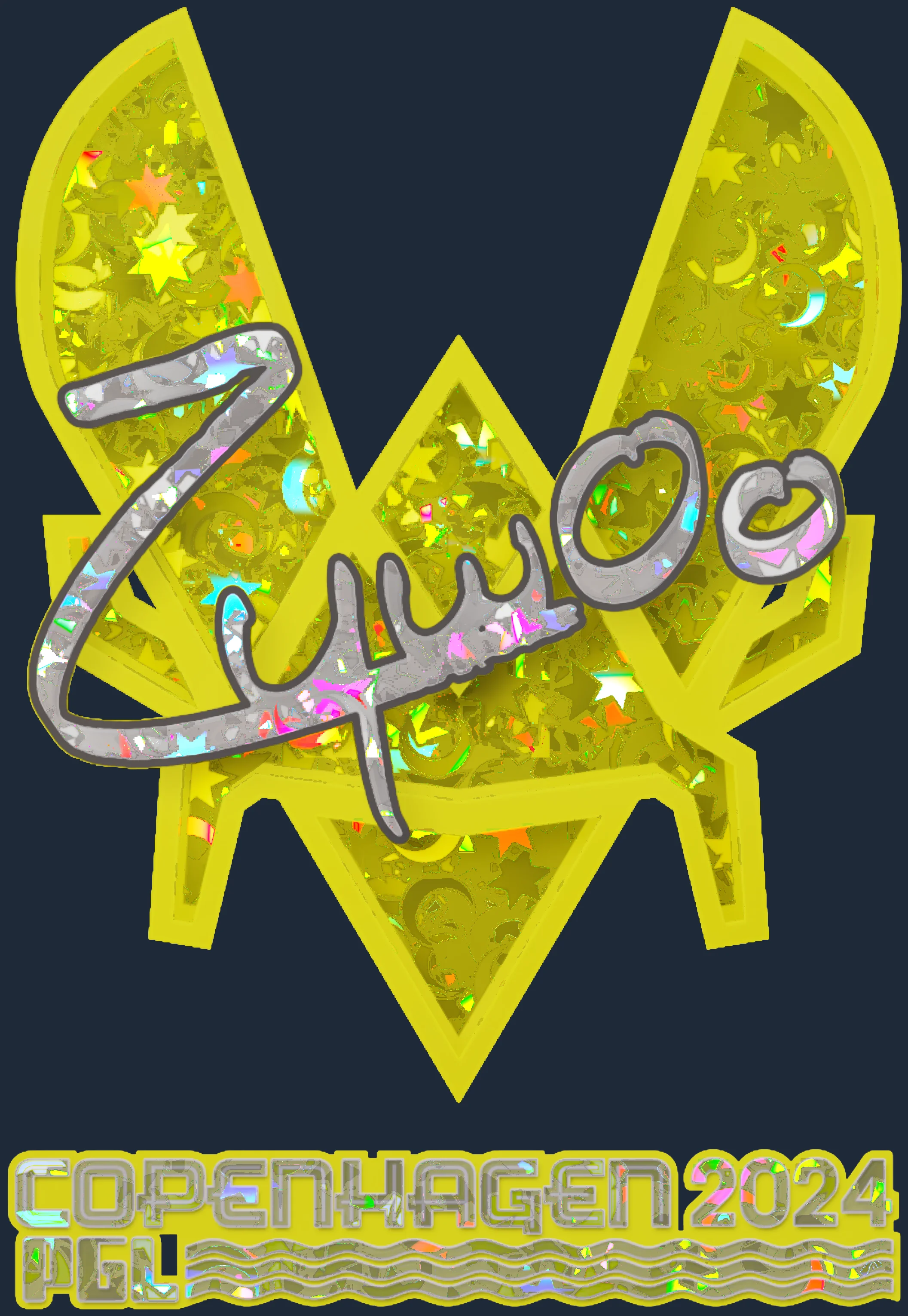 Sticker | ZywOo (Glitter) | Copenhagen 2024 Image