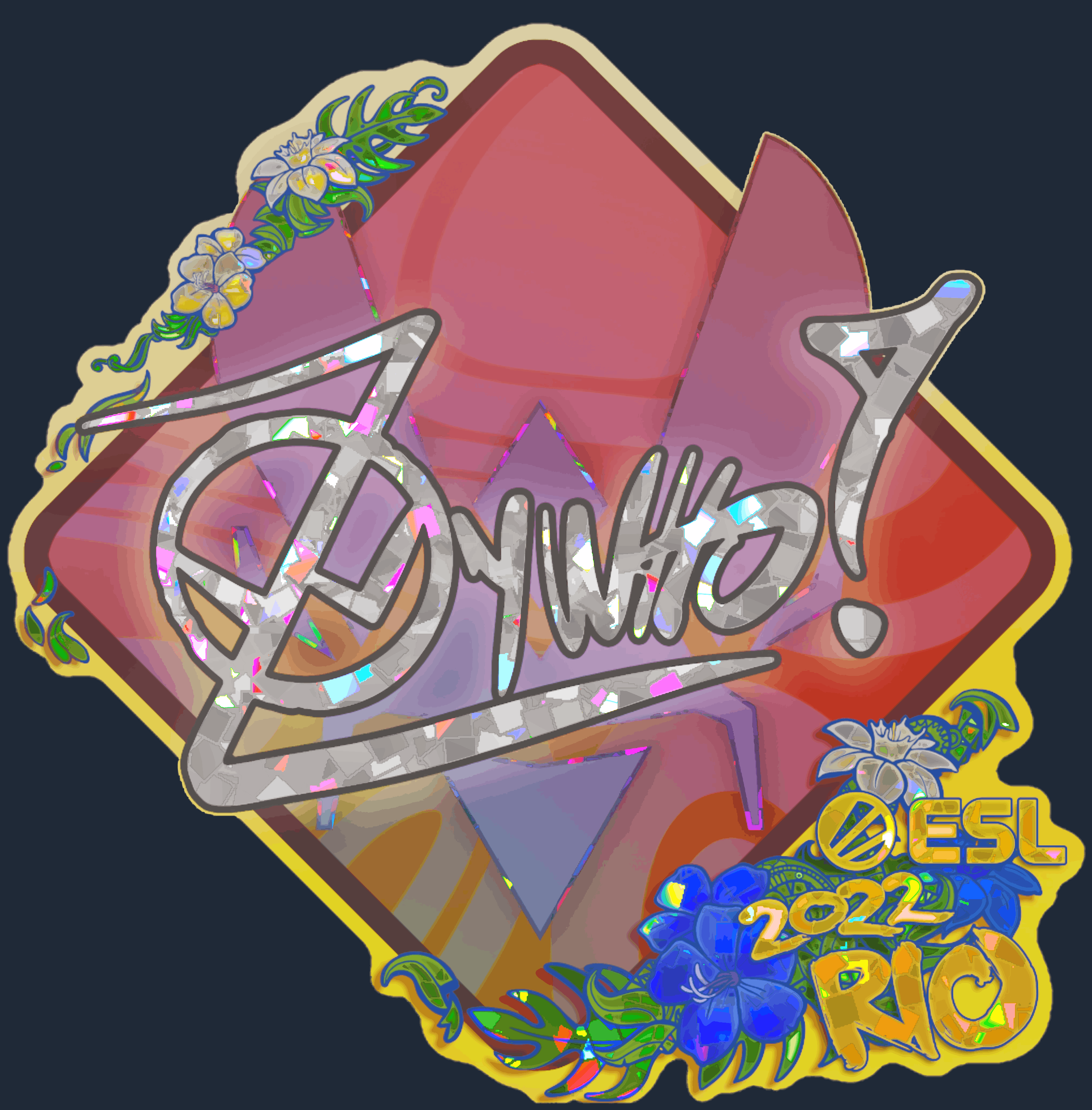 Sticker | ZywOo (Glitter) | Rio 2022 Image