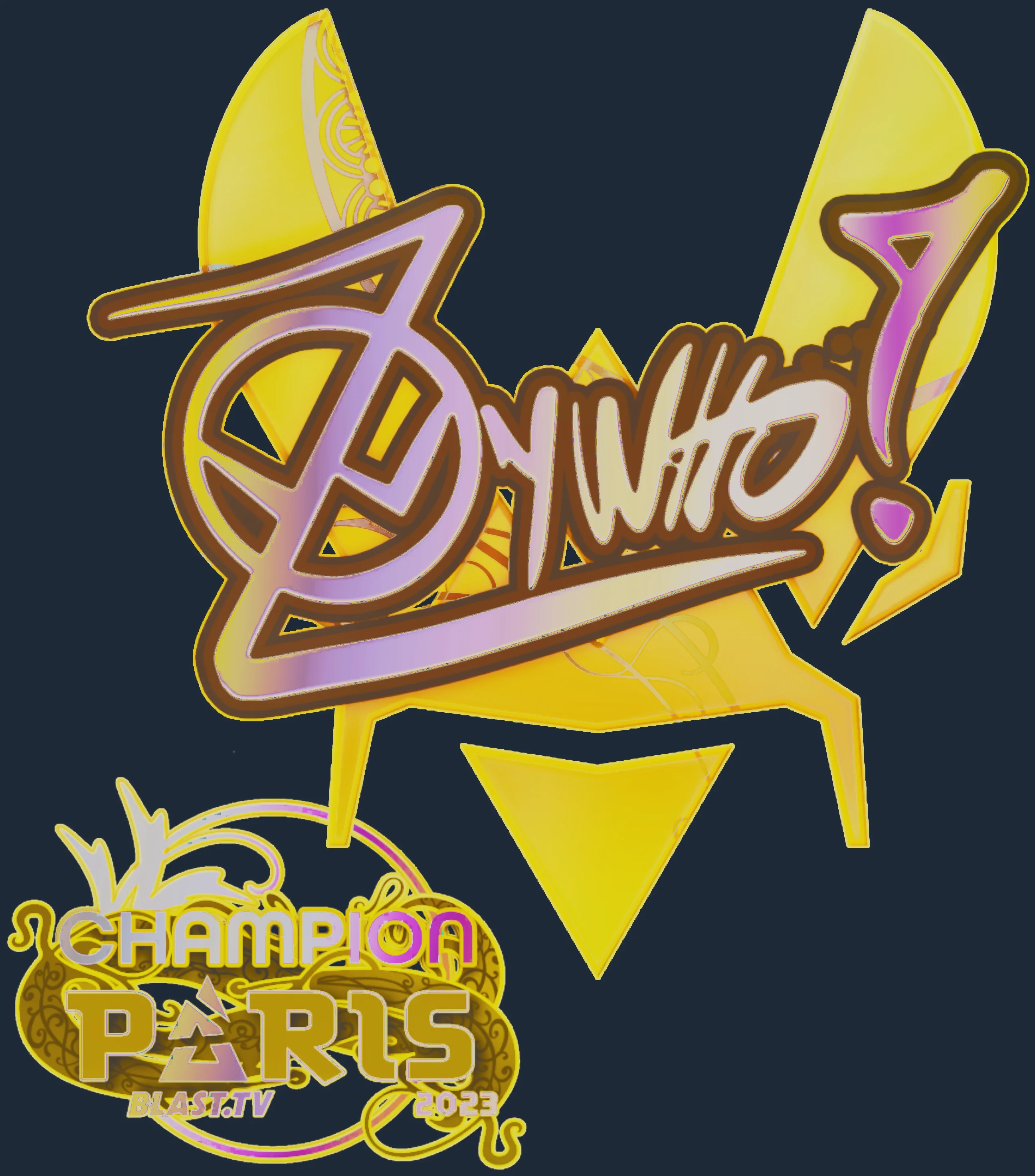 Sticker | ZywOo (Holo, Champion) | Paris 2023 Image