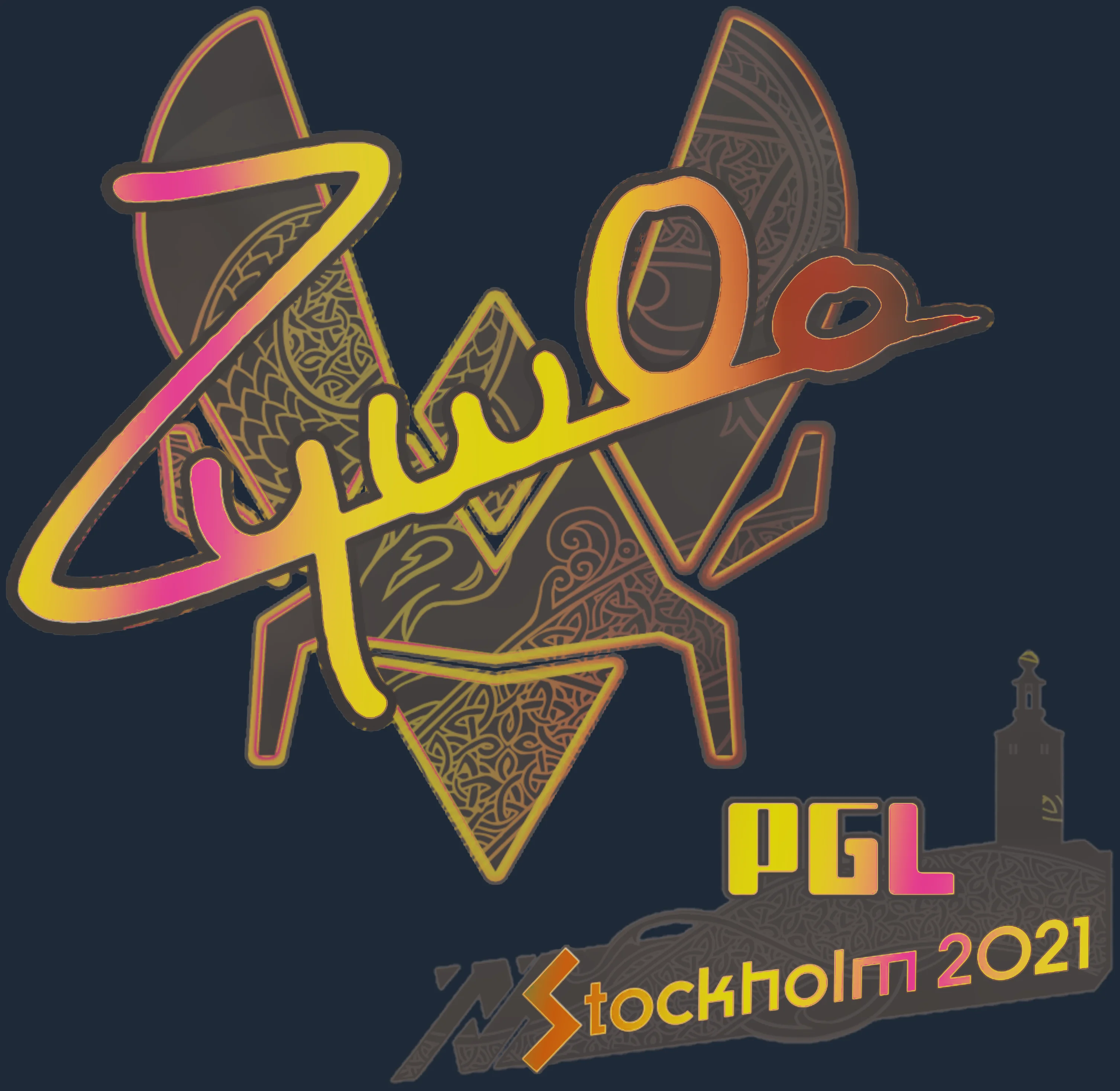 Sticker | ZywOo (Holo) | Stockholm 2021 Image