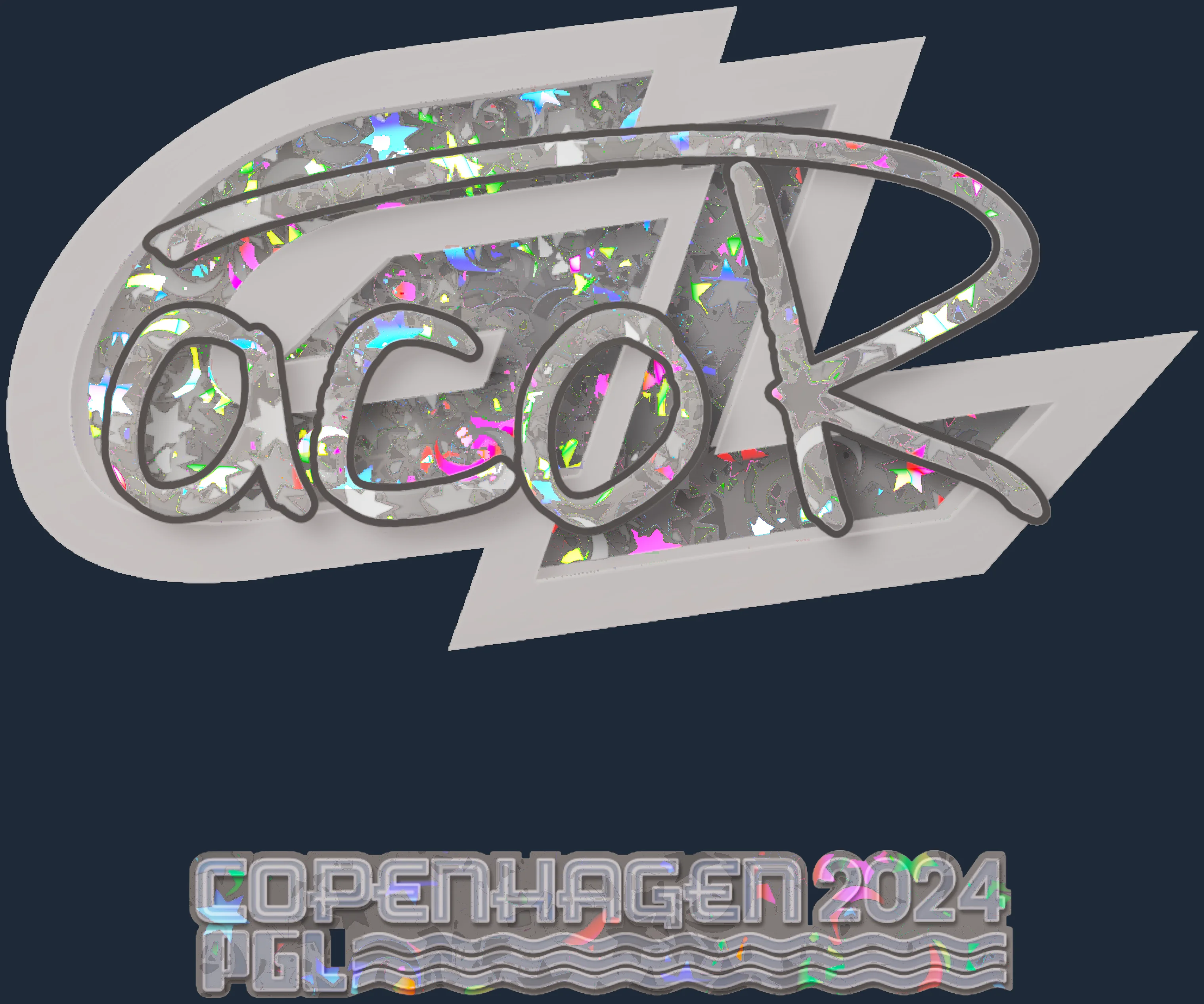 Sticker | acoR (Glitter) | Copenhagen 2024 Image