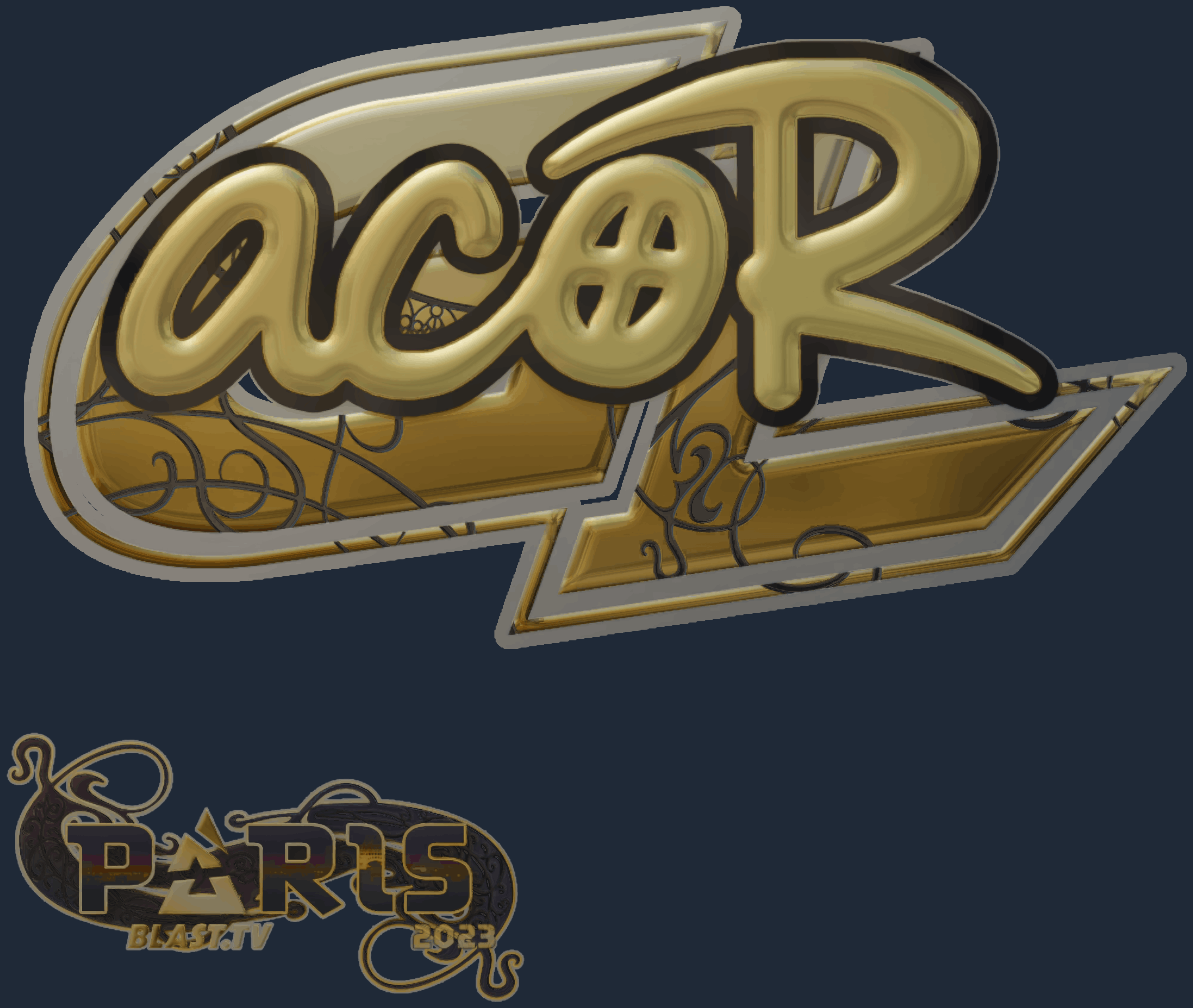 Sticker | acoR (Gold) | Paris 2023 Image