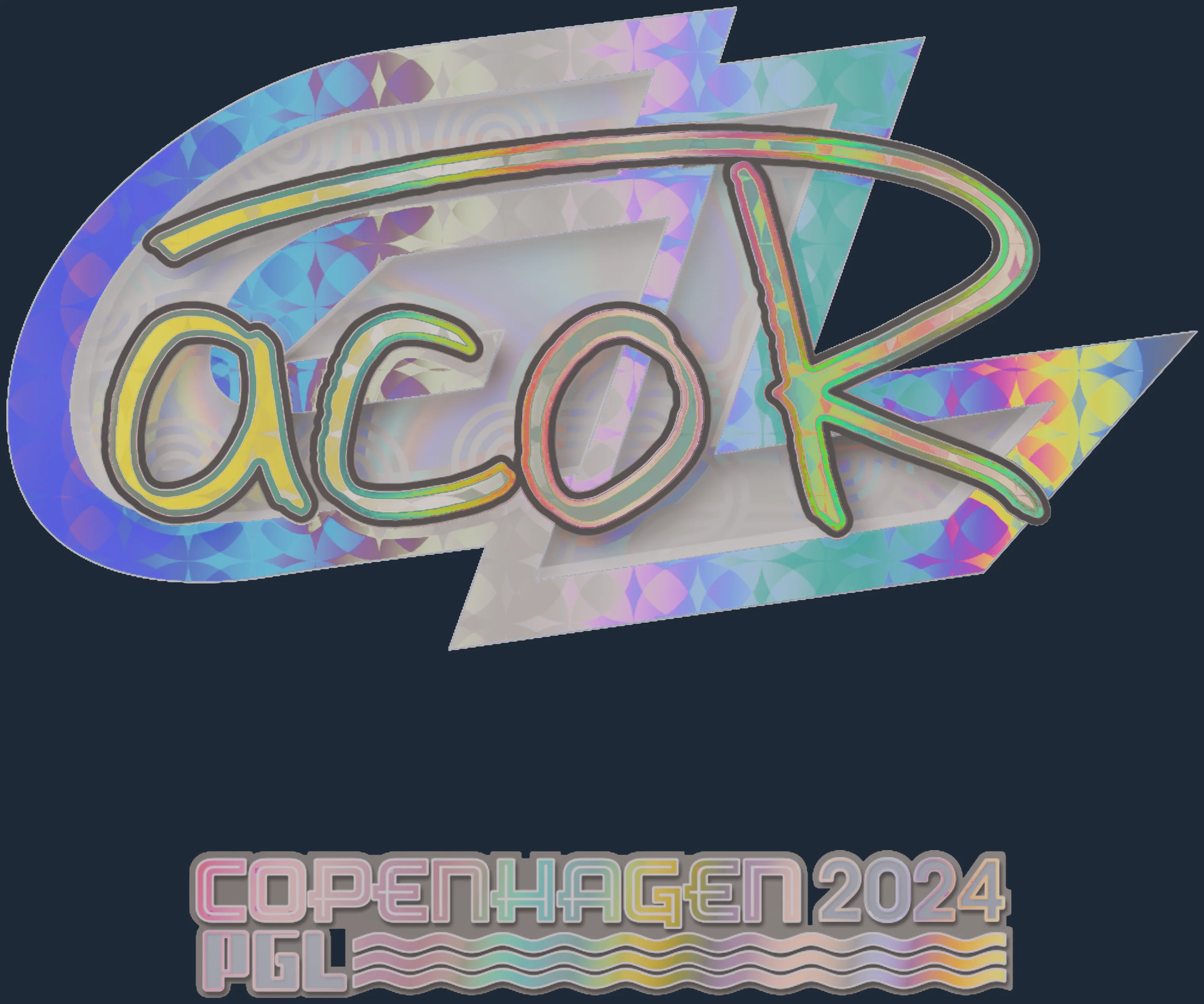 Sticker | acoR (Holo) | Copenhagen 2024 Image