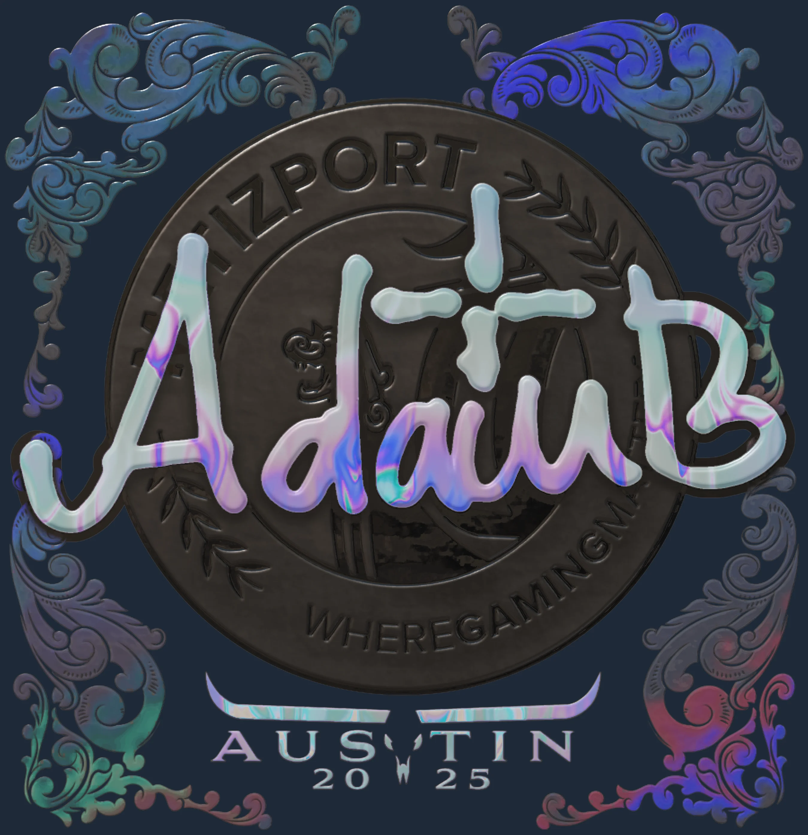 Sticker | adamb (Holo) | Austin 2025 Image