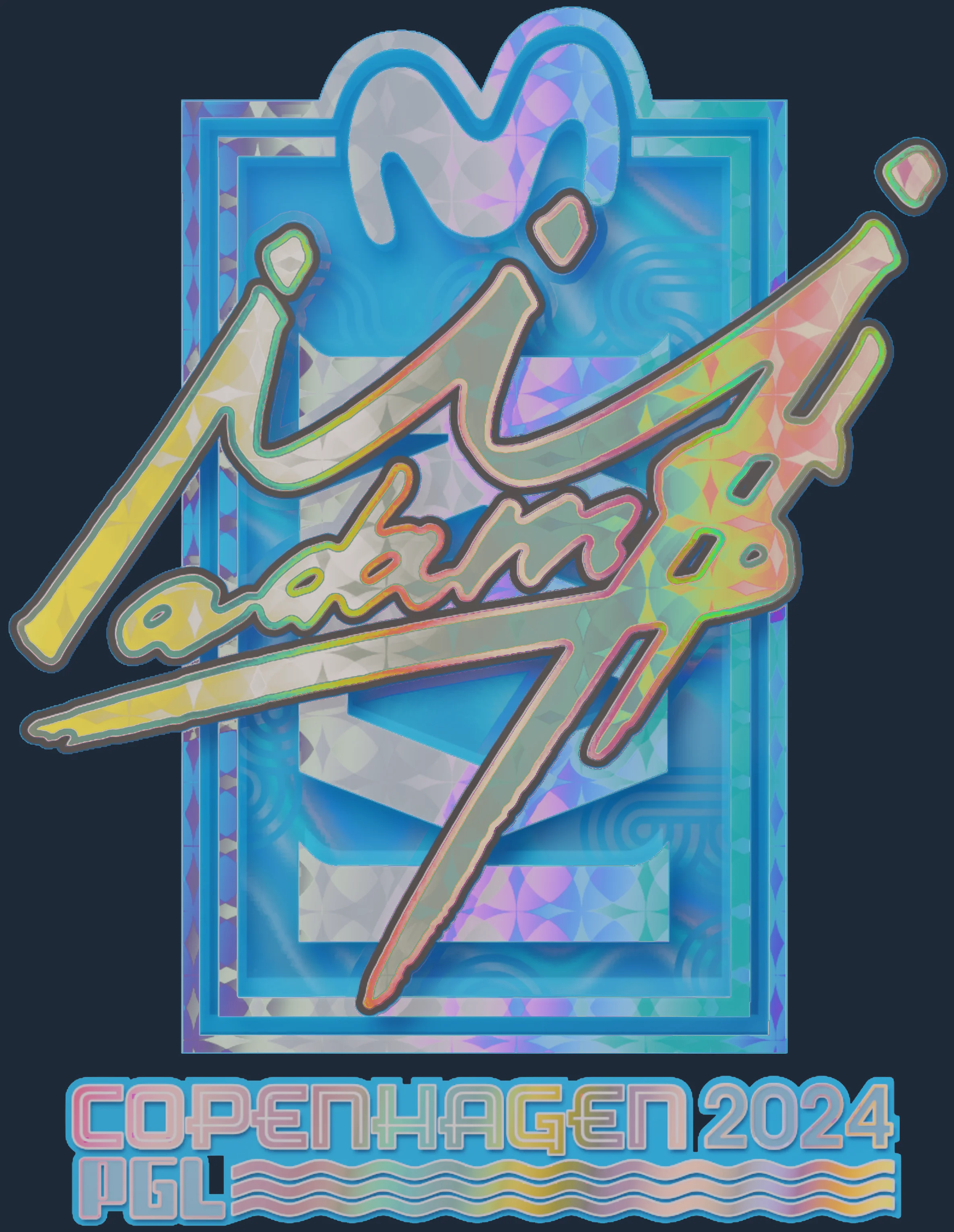 Sticker | adamS (Holo) | Copenhagen 2024 Image