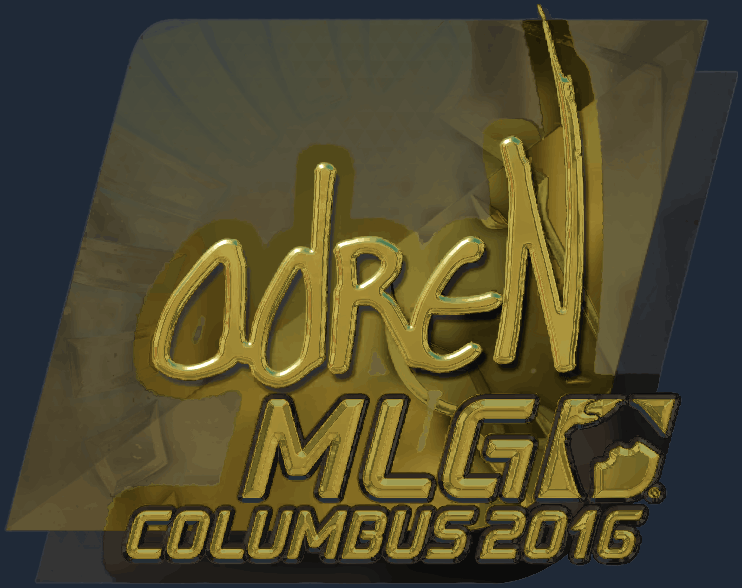 Sticker | adreN (Gold) | MLG Columbus 2016 Image