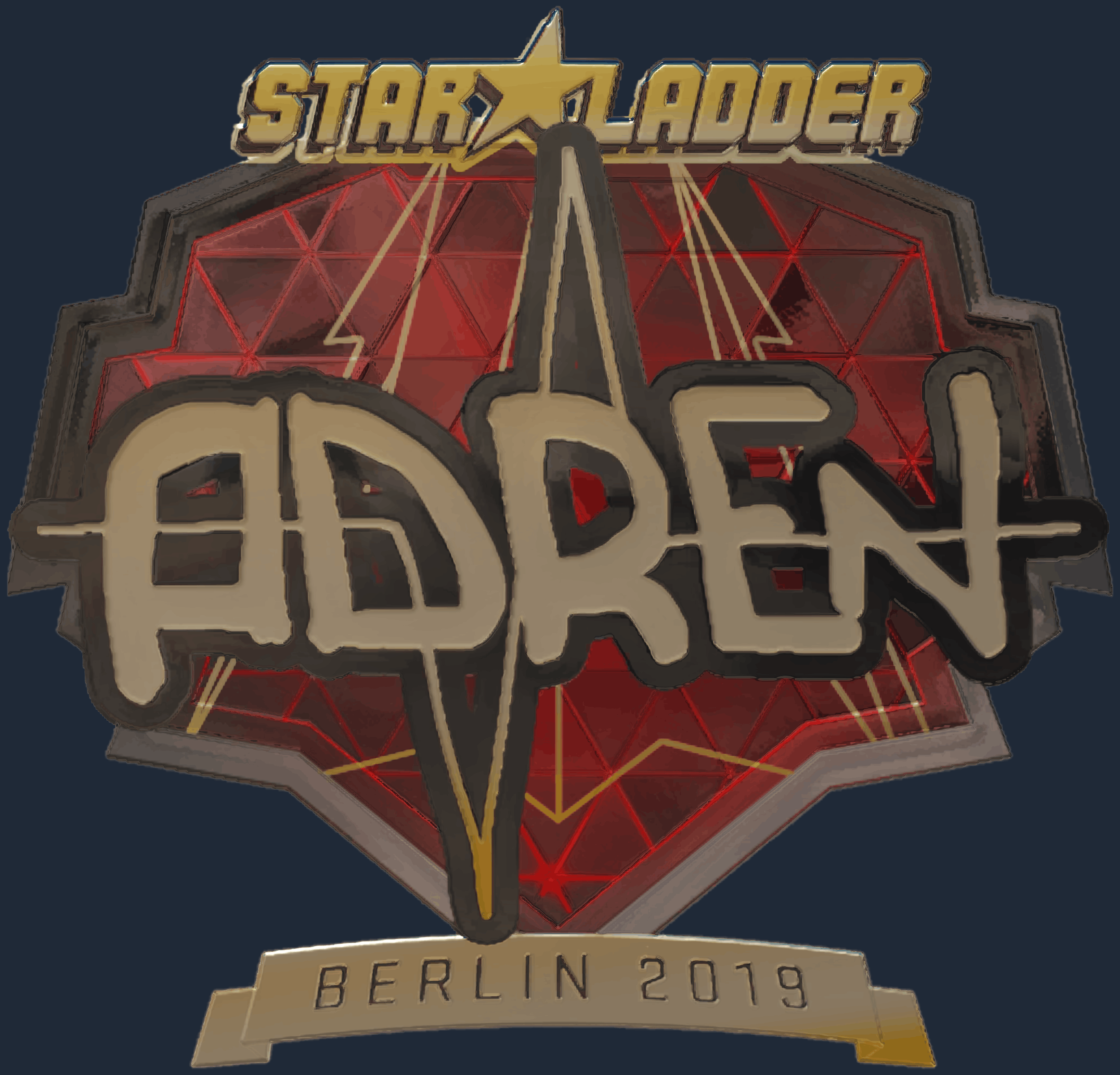 Sticker | AdreN (Gold) | Berlin 2019 Image