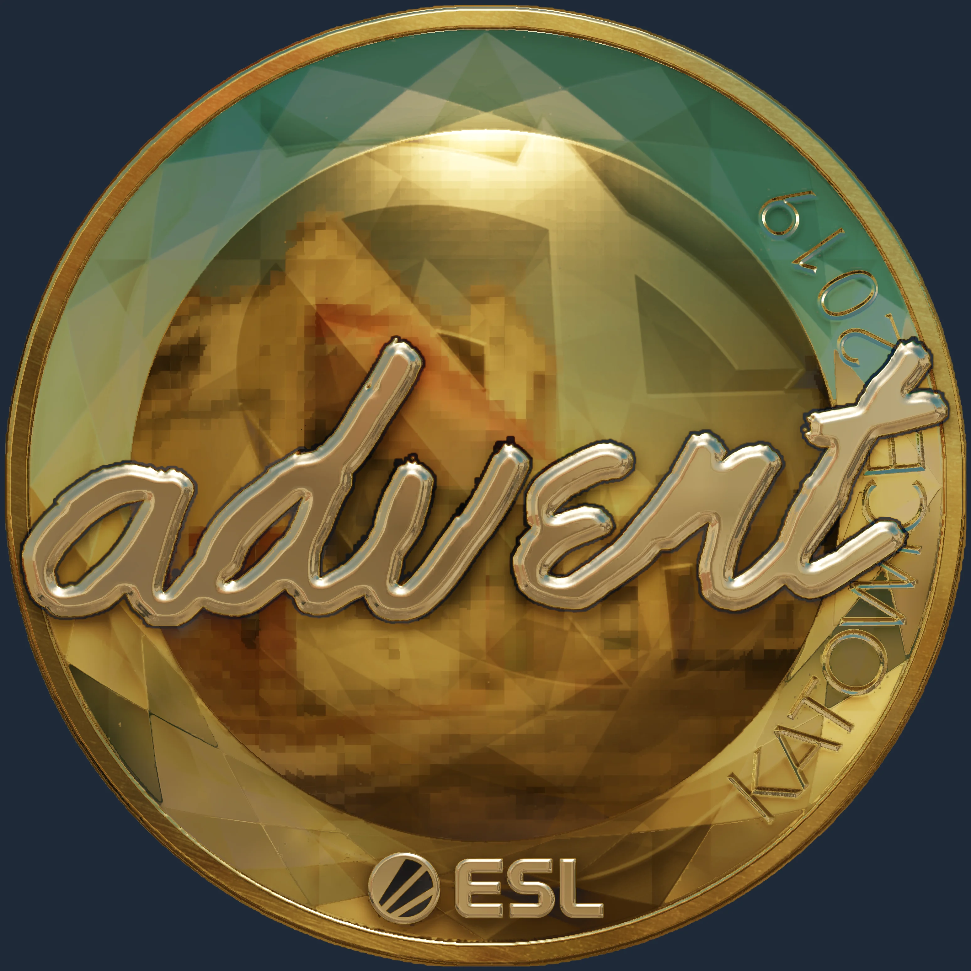 Sticker | advent (Gold) | Katowice 2019 Image