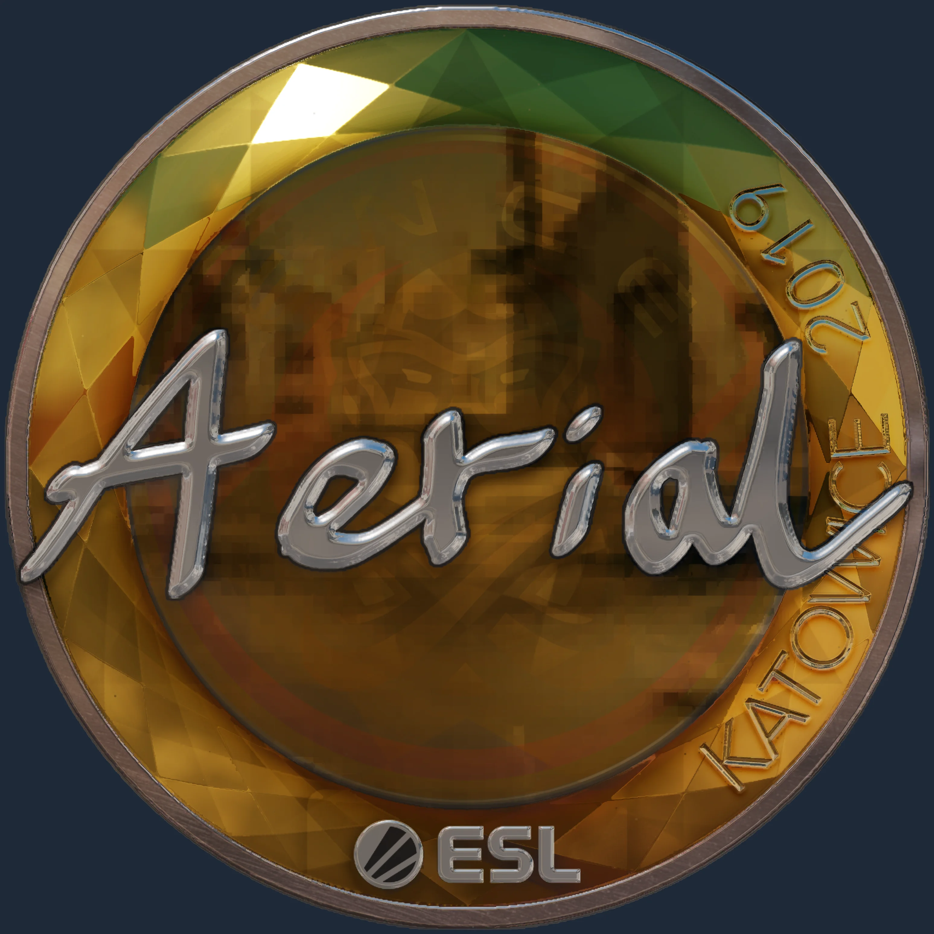 Sticker | Aerial (Foil) | Katowice 2019 Image