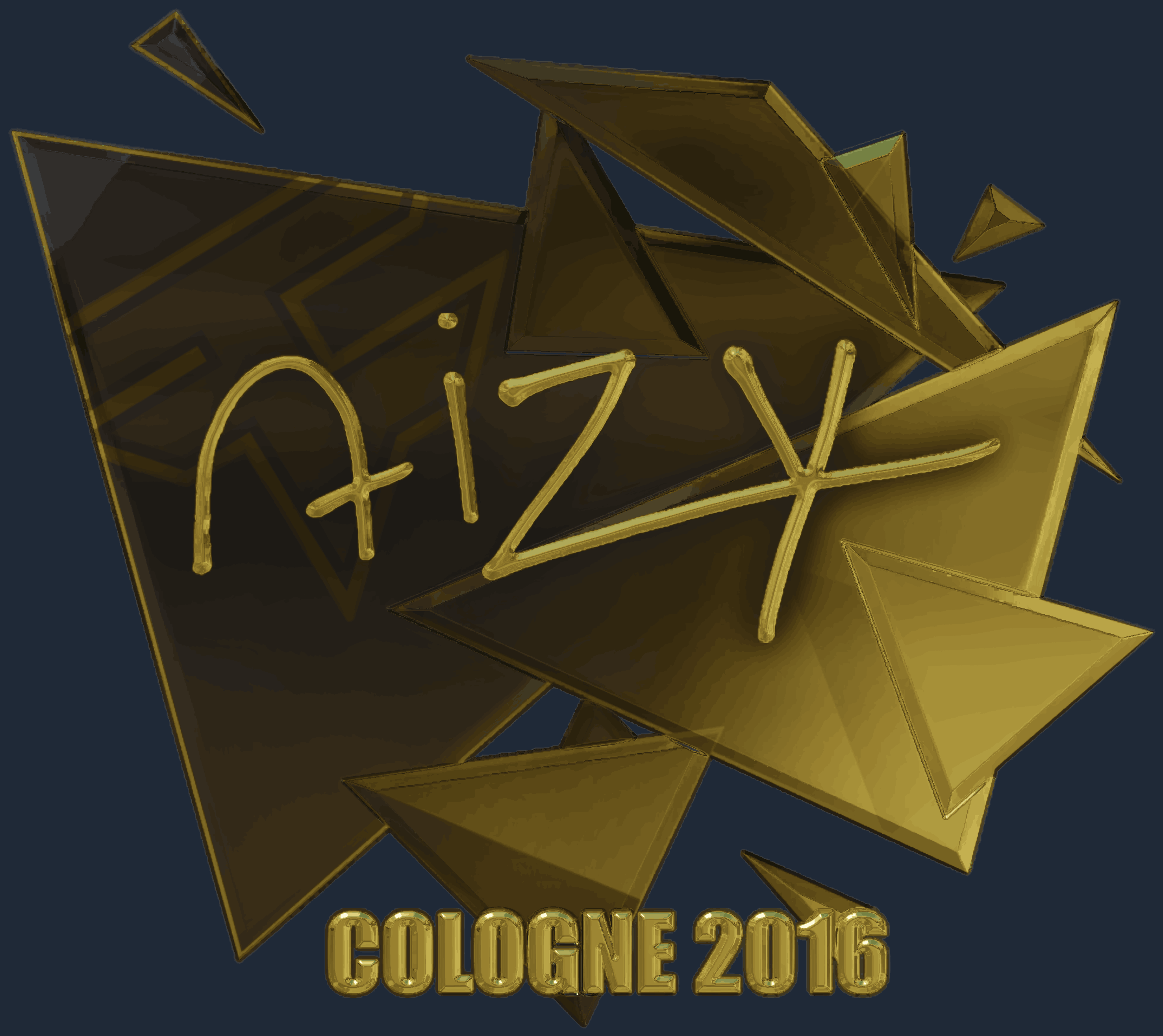 Sticker | aizy (Gold) | Cologne 2016 Image