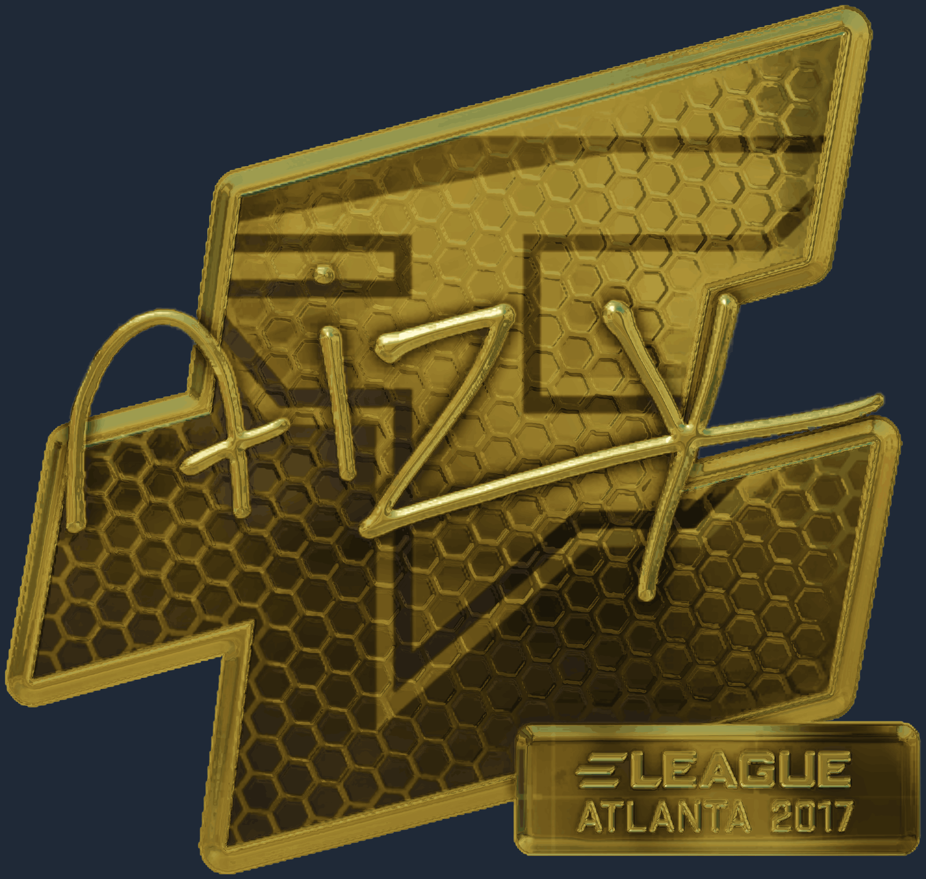 Sticker | aizy (Gold) | Atlanta 2017 Image