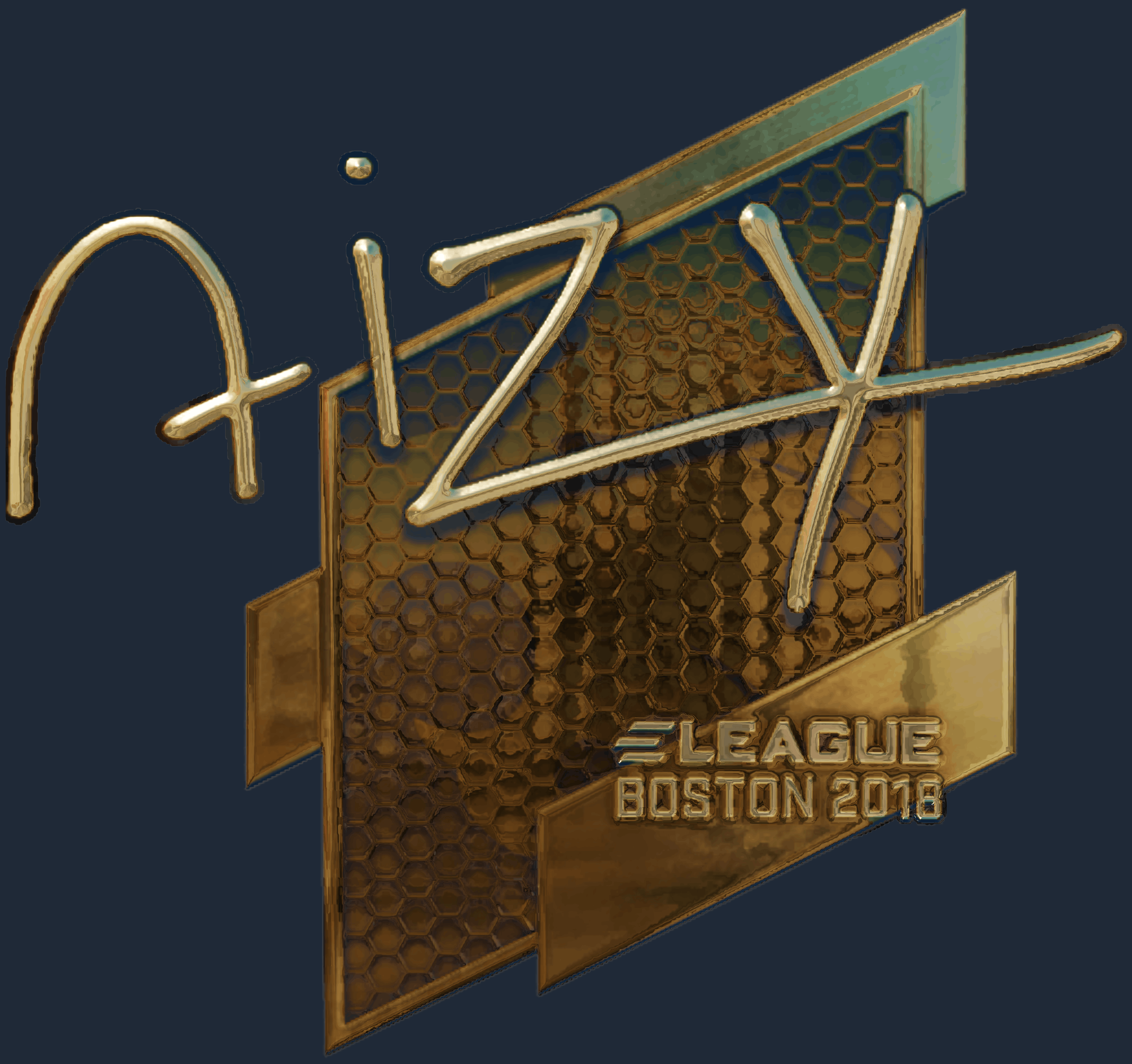 Sticker | aizy (Gold) | Boston 2018 Screenshot