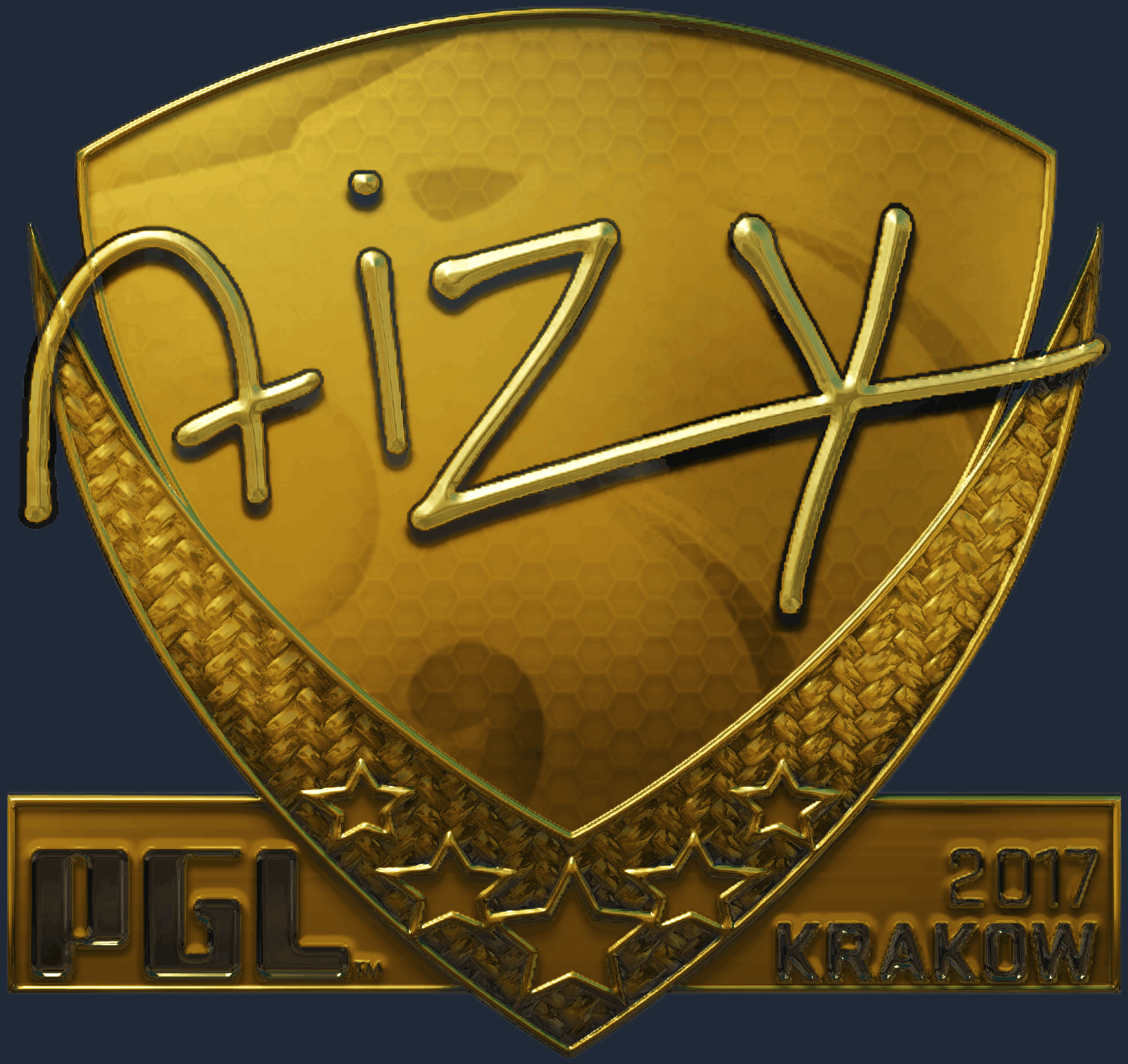 Sticker | aizy (Gold) | Krakow 2017 Image