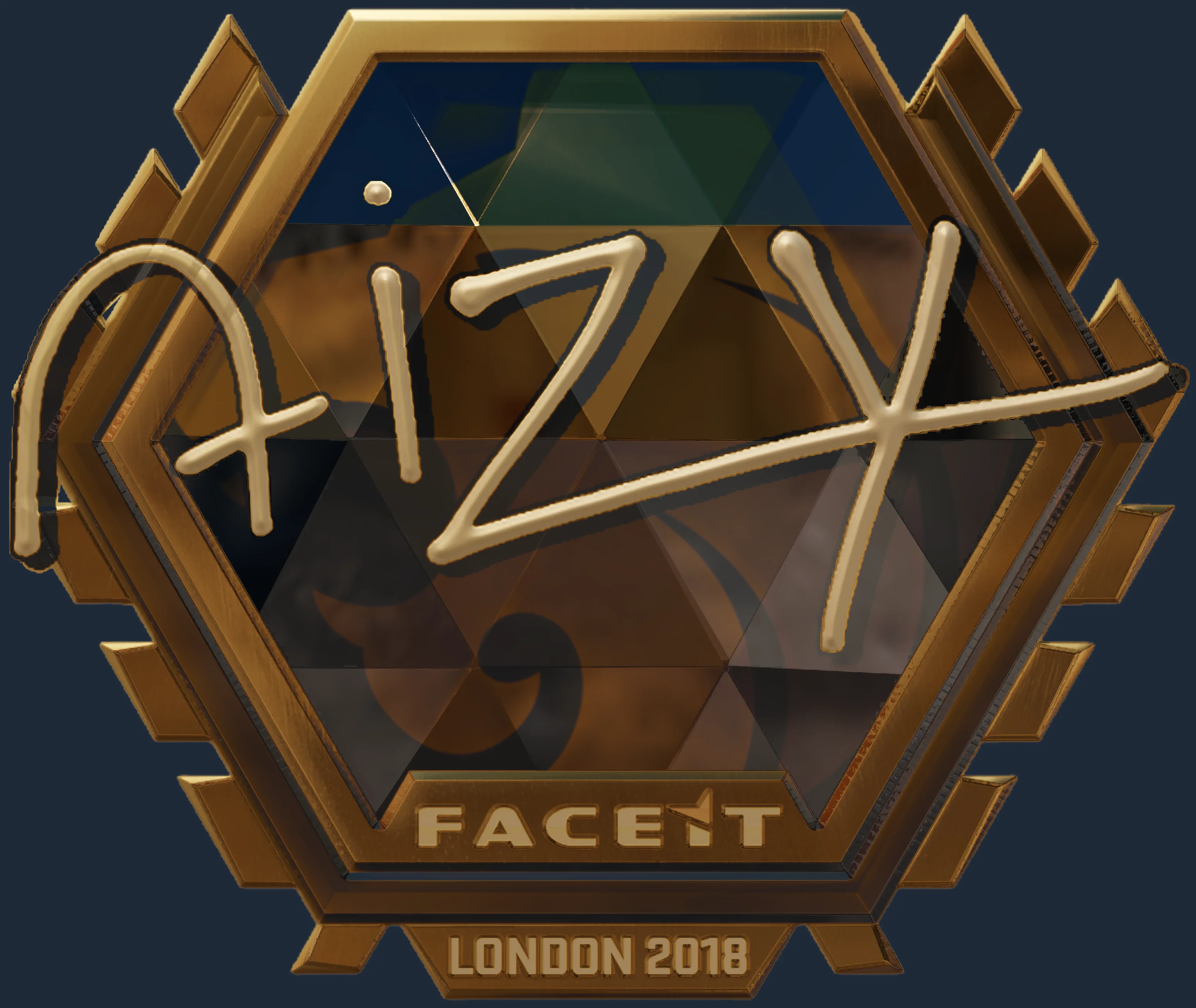 Sticker | aizy (Gold) | London 2018 Image