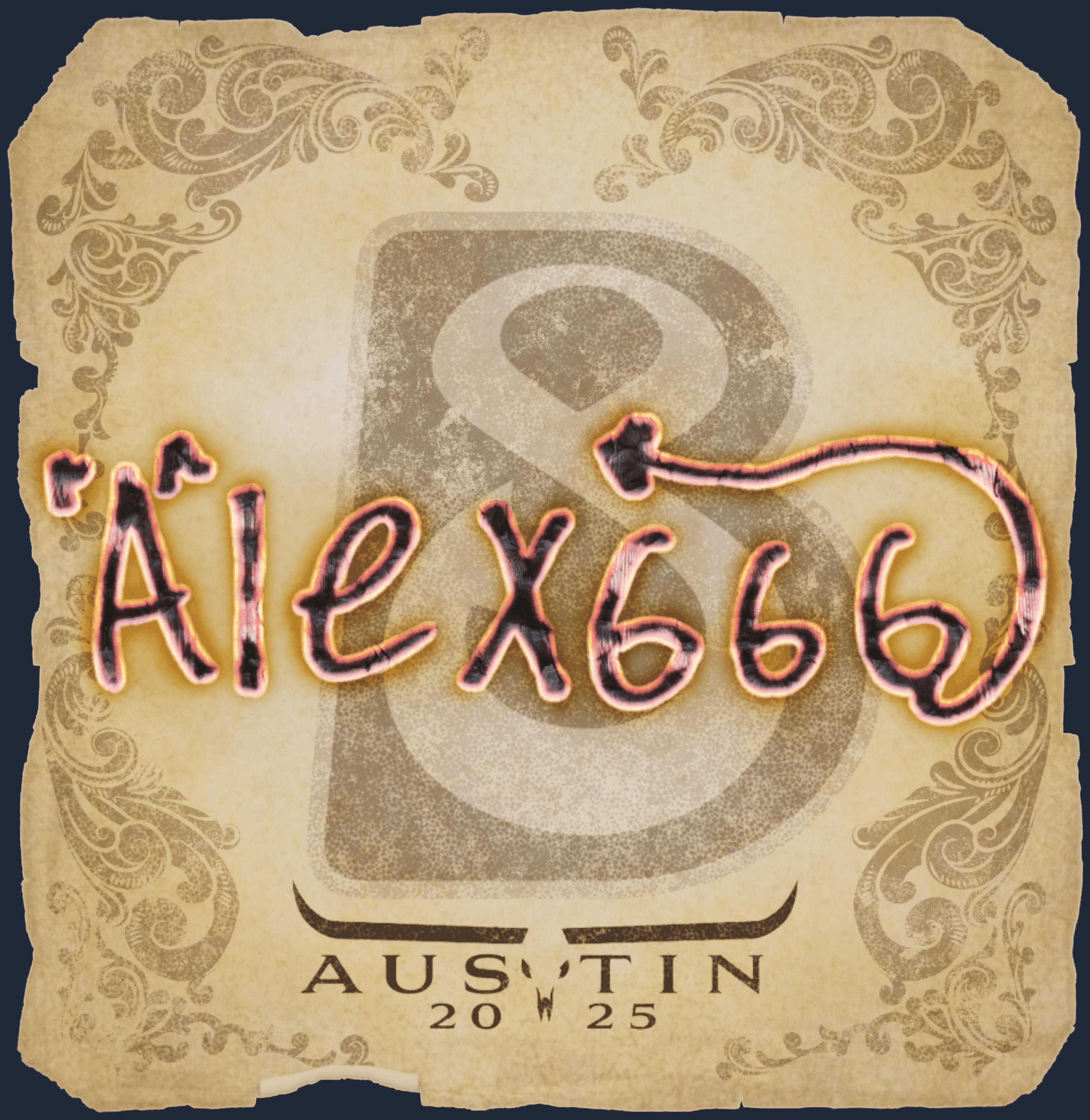 Sticker | alex666 | Austin 2025 Image