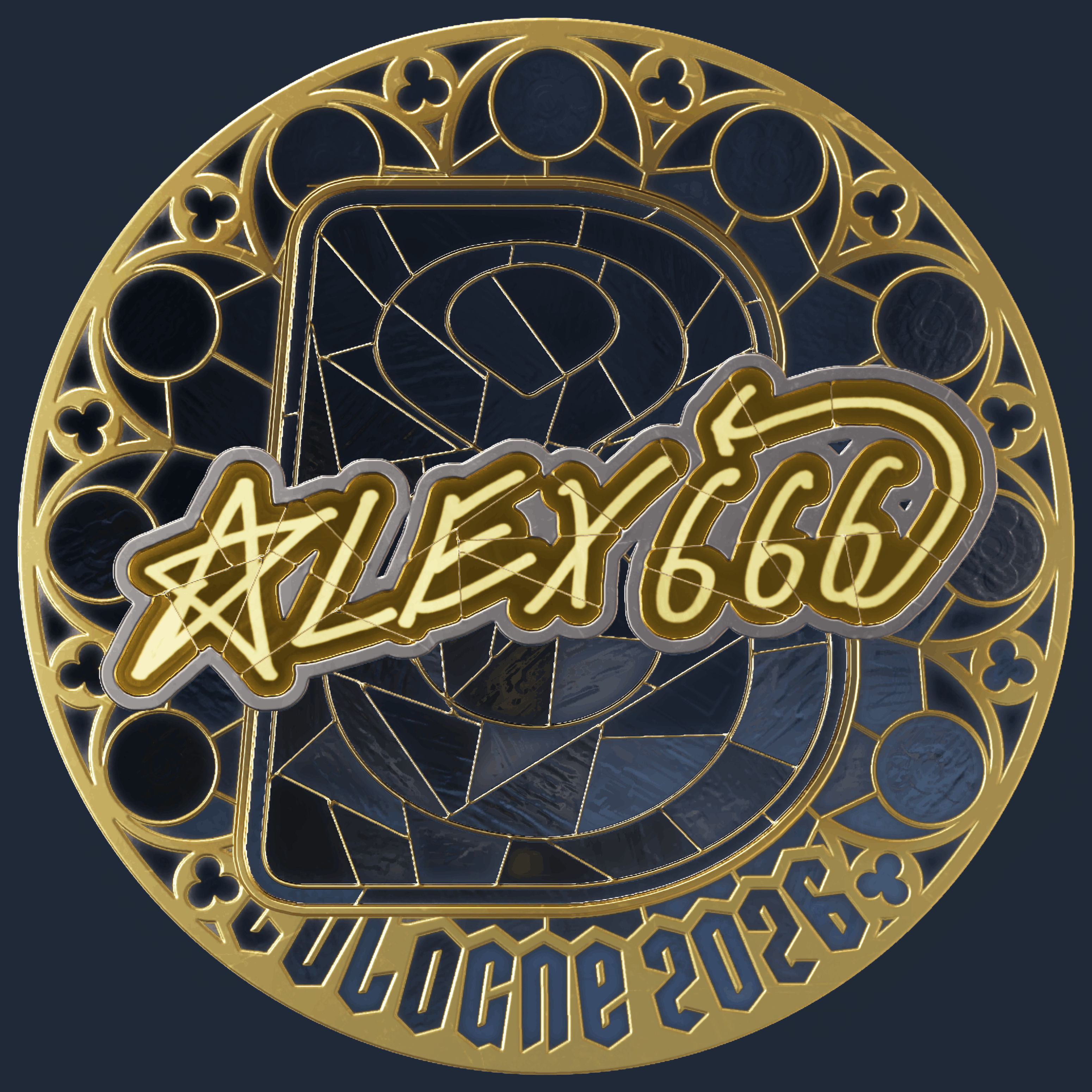 Sticker | alex666 (Gold) | Cologne 2026 Image
