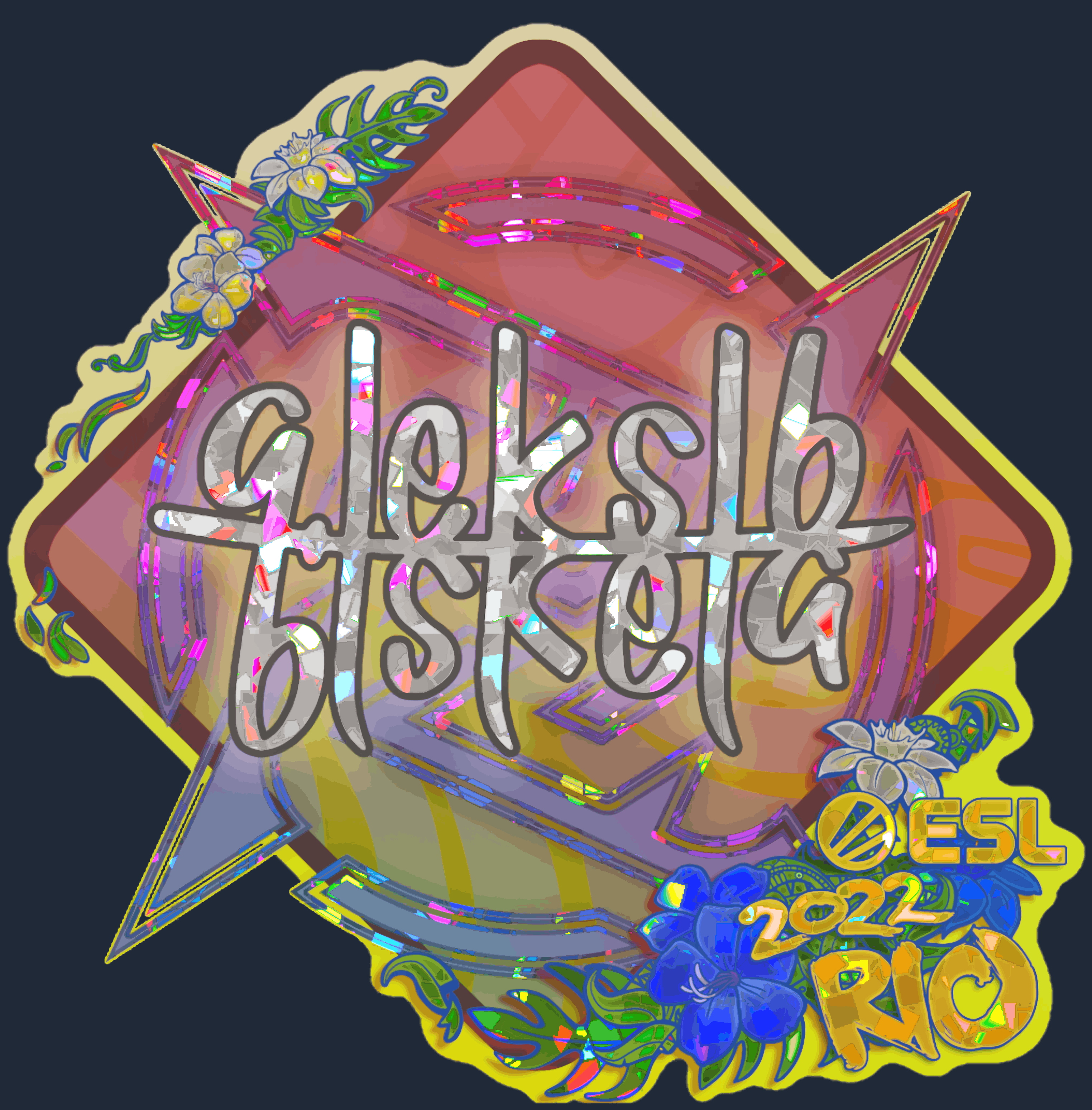 Sticker | Aleksib (Glitter) | Rio 2022 Image