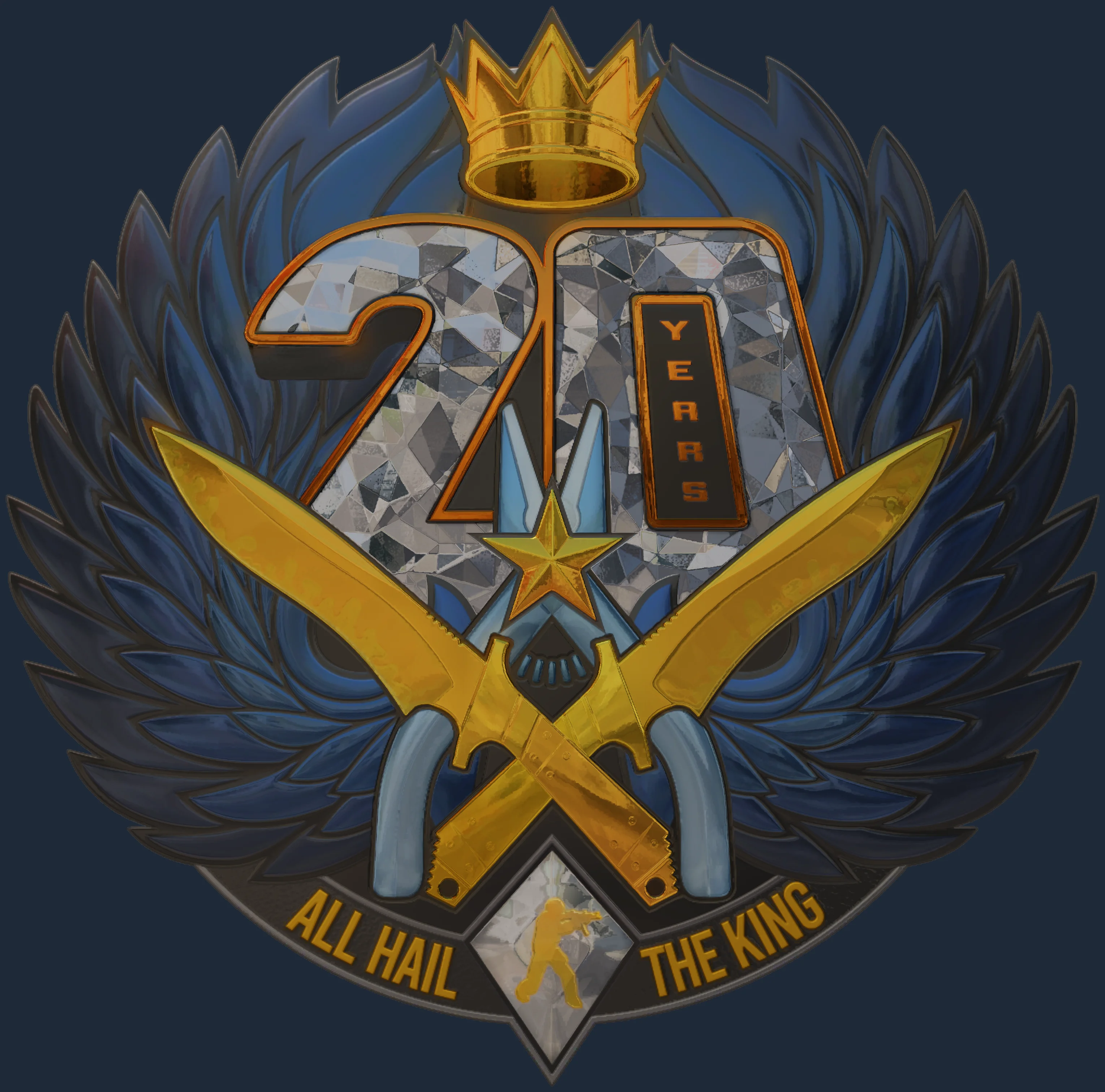 Sticker | All Hail the King (Foil) Image