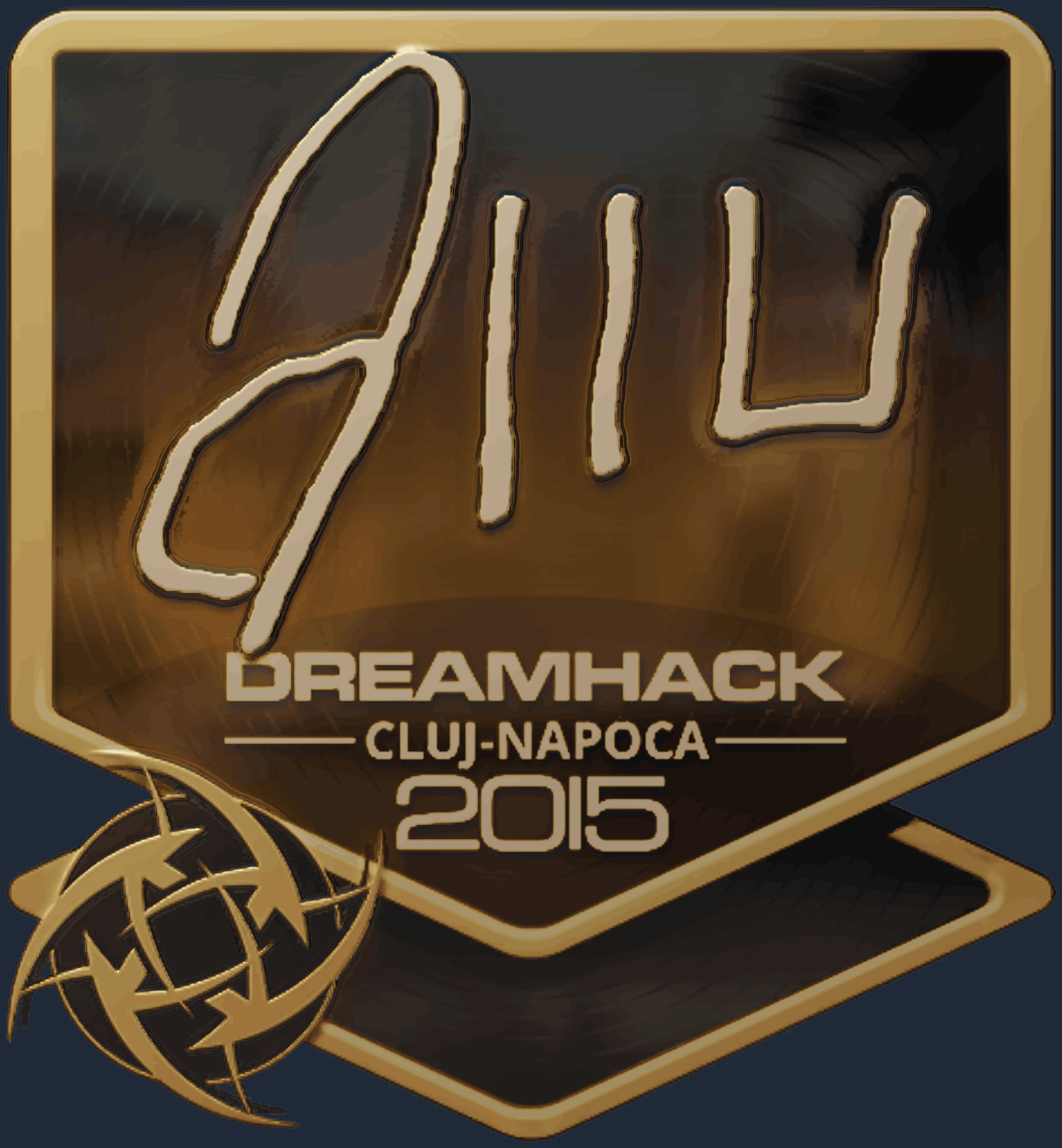 Sticker | allu (Gold) | Cluj-Napoca 2015 Image