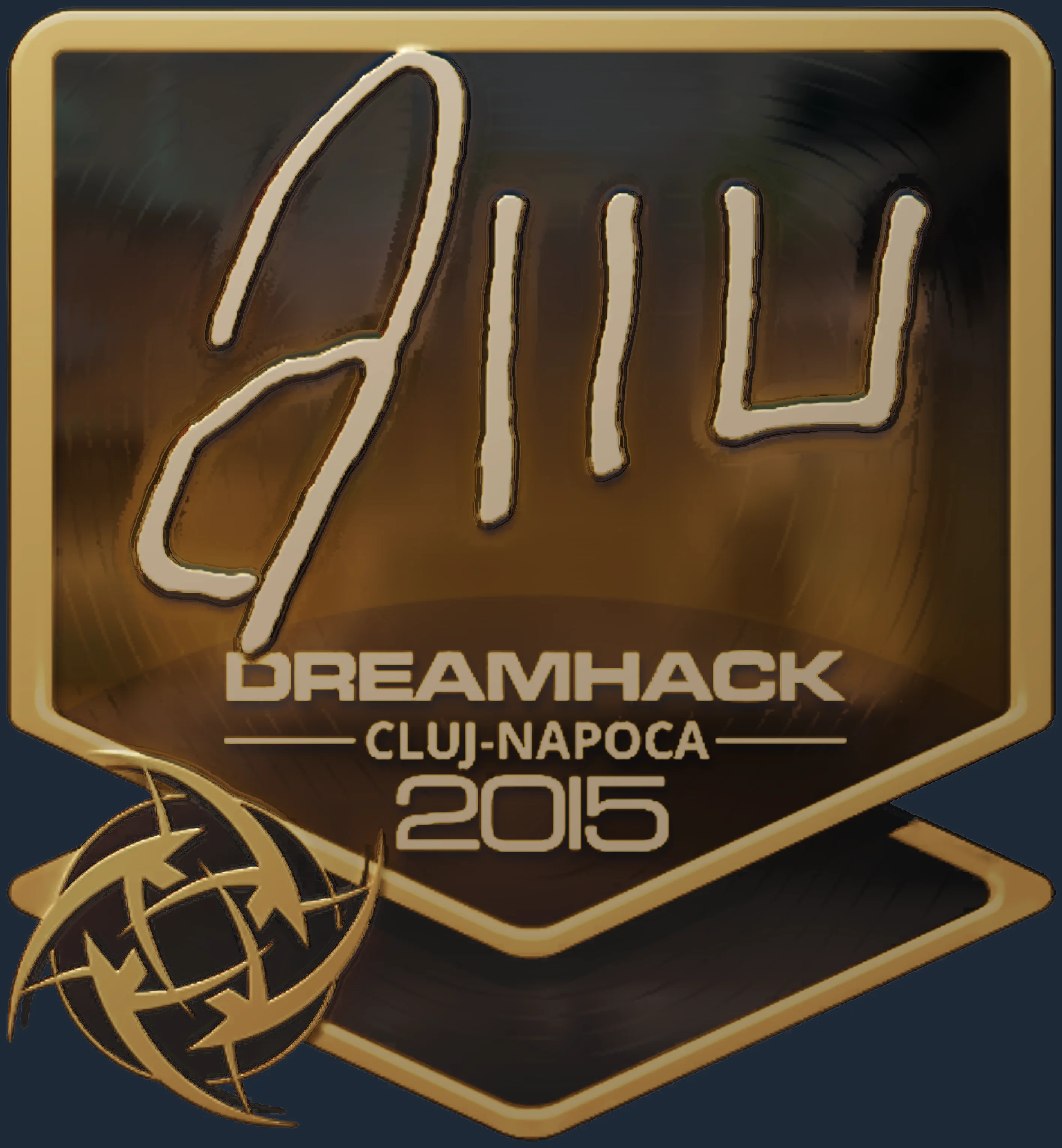 Sticker | allu (Gold) | Cluj-Napoca 2015 Image