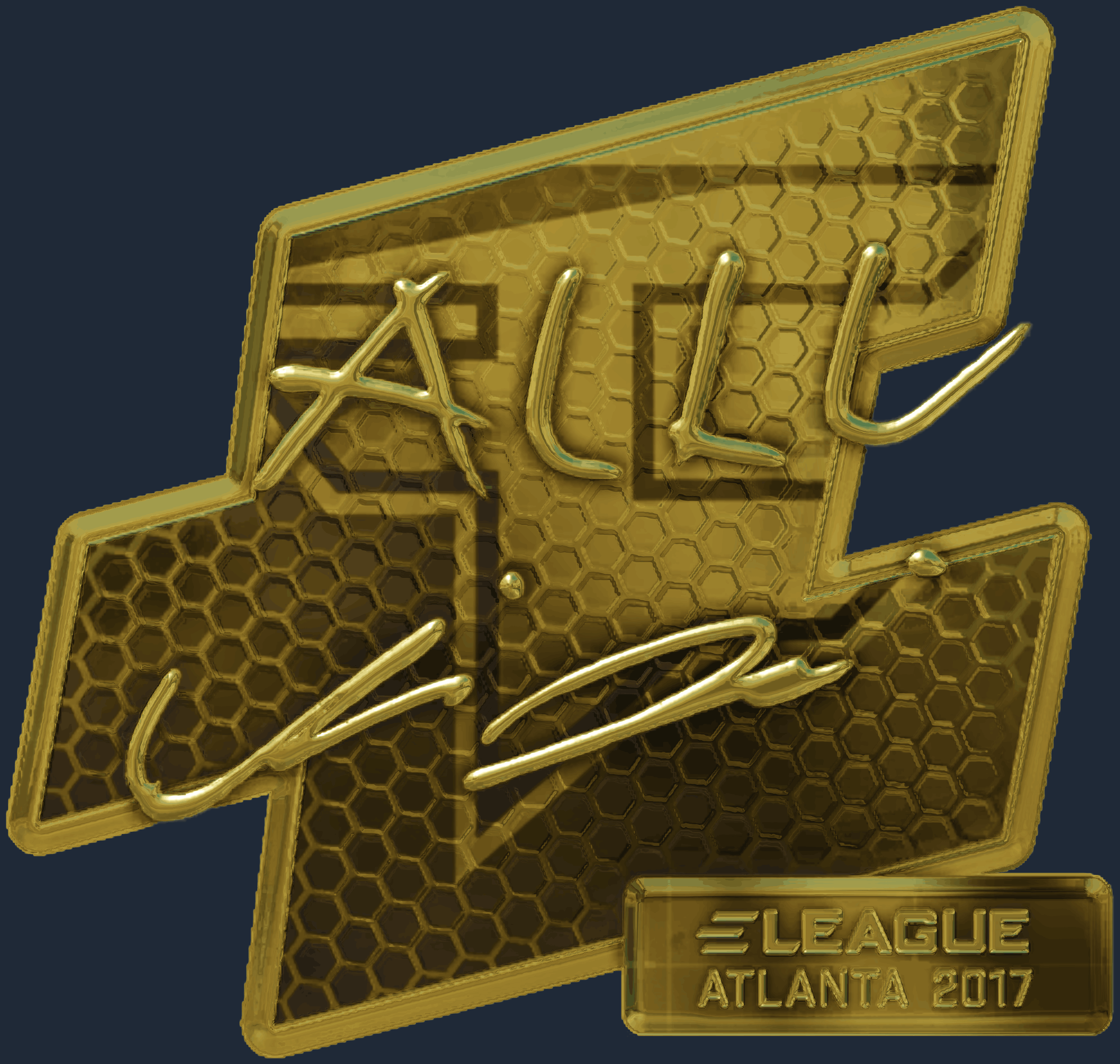 Sticker | allu (Gold) | Atlanta 2017 Image
