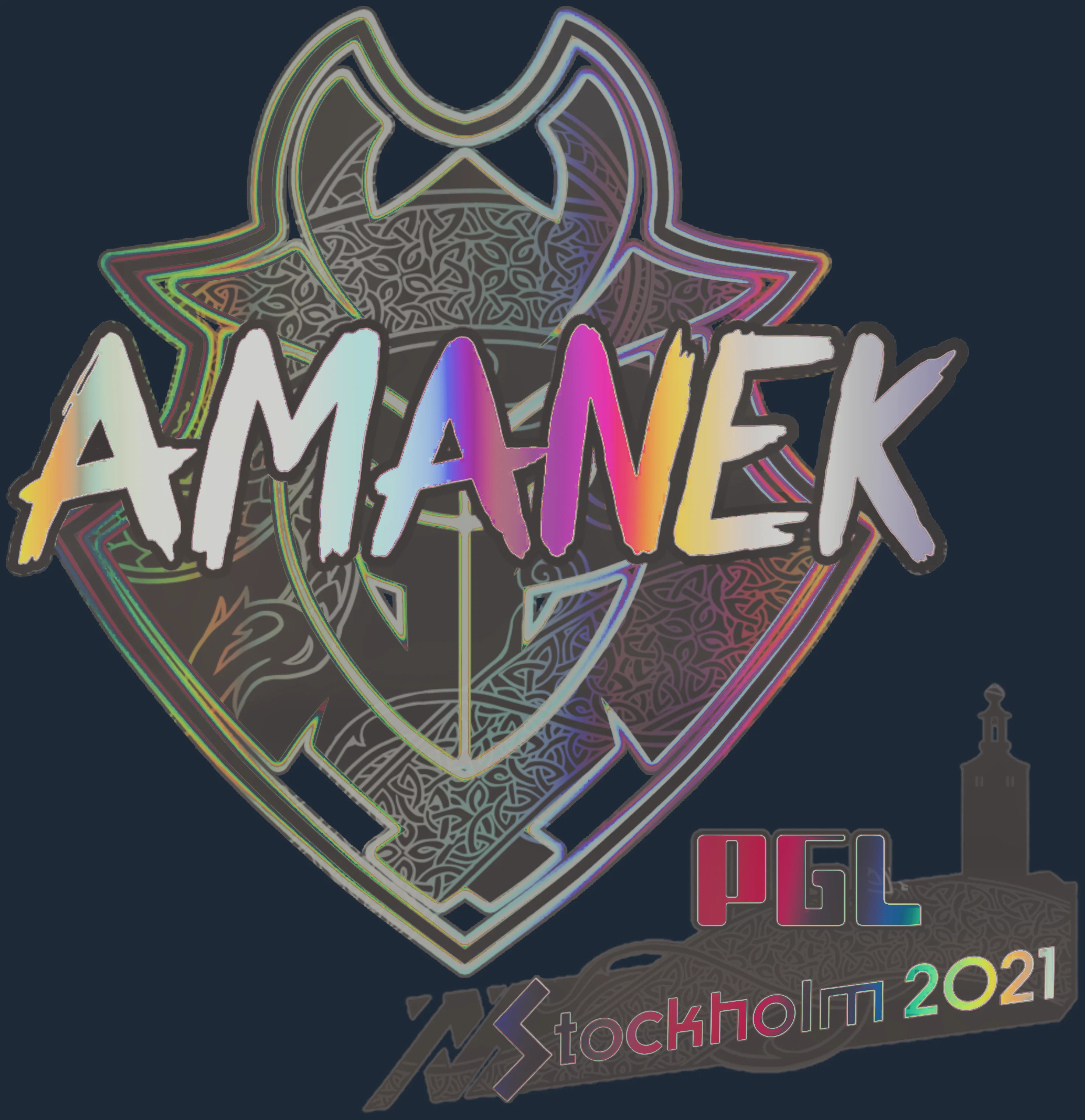 Sticker | AMANEK (Holo) | Stockholm 2021 Image