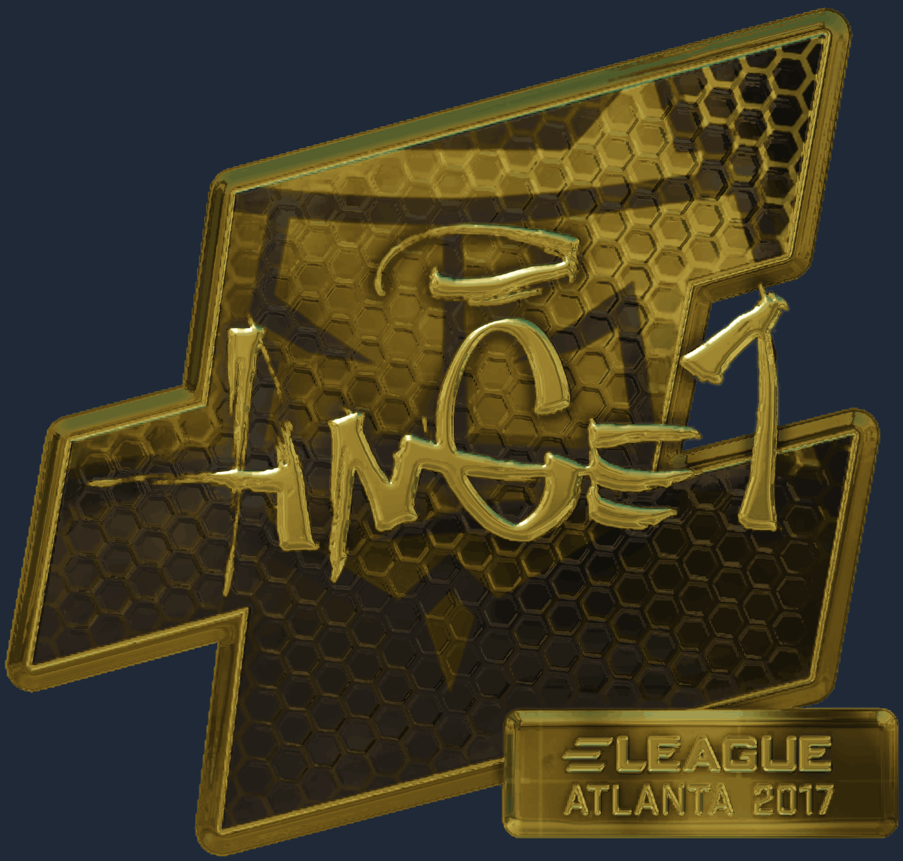 Sticker | ANGE1 (Gold) | Atlanta 2017 Image