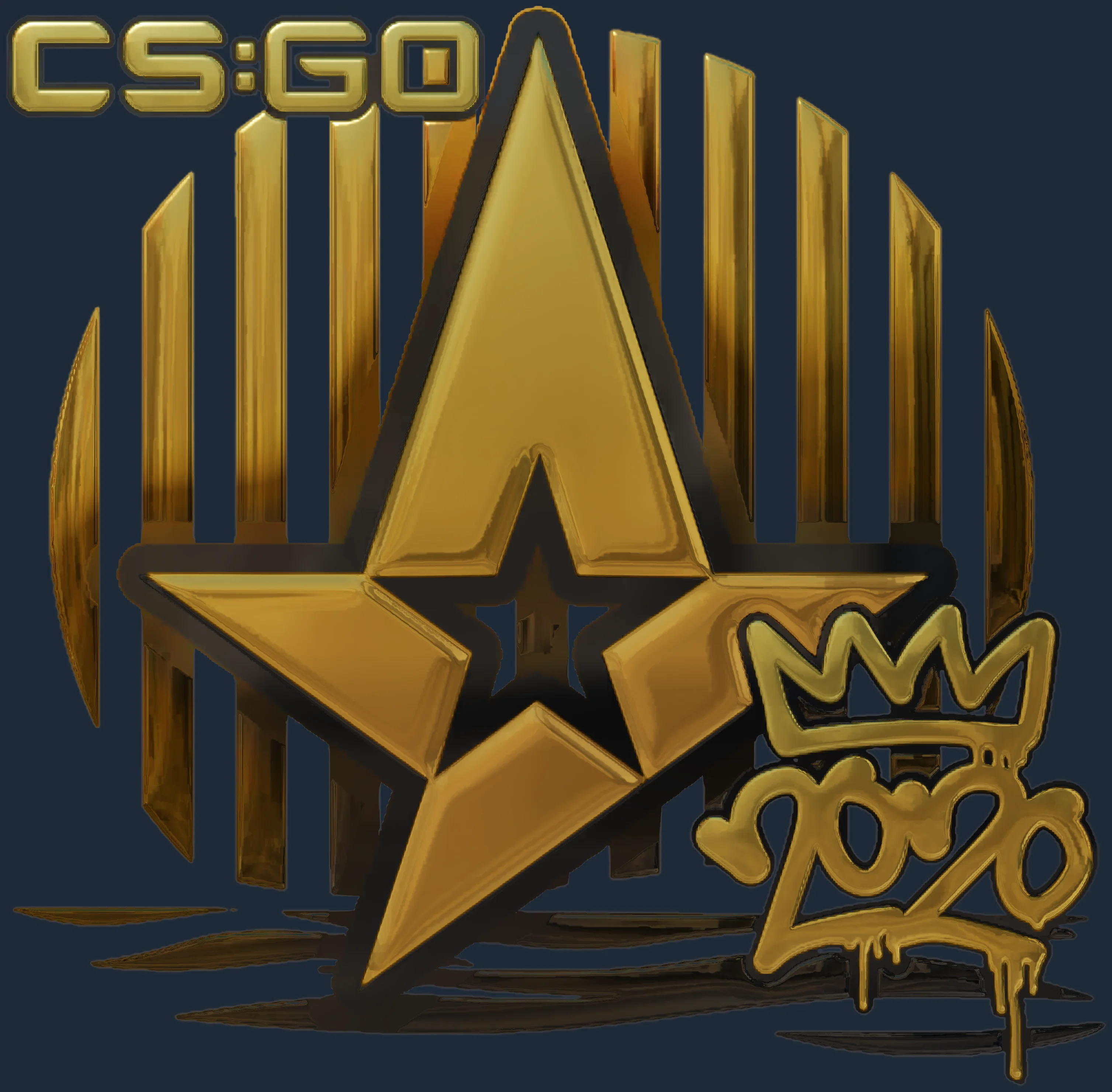 Sticker | Astralis (Gold) | 2020 RMR Image
